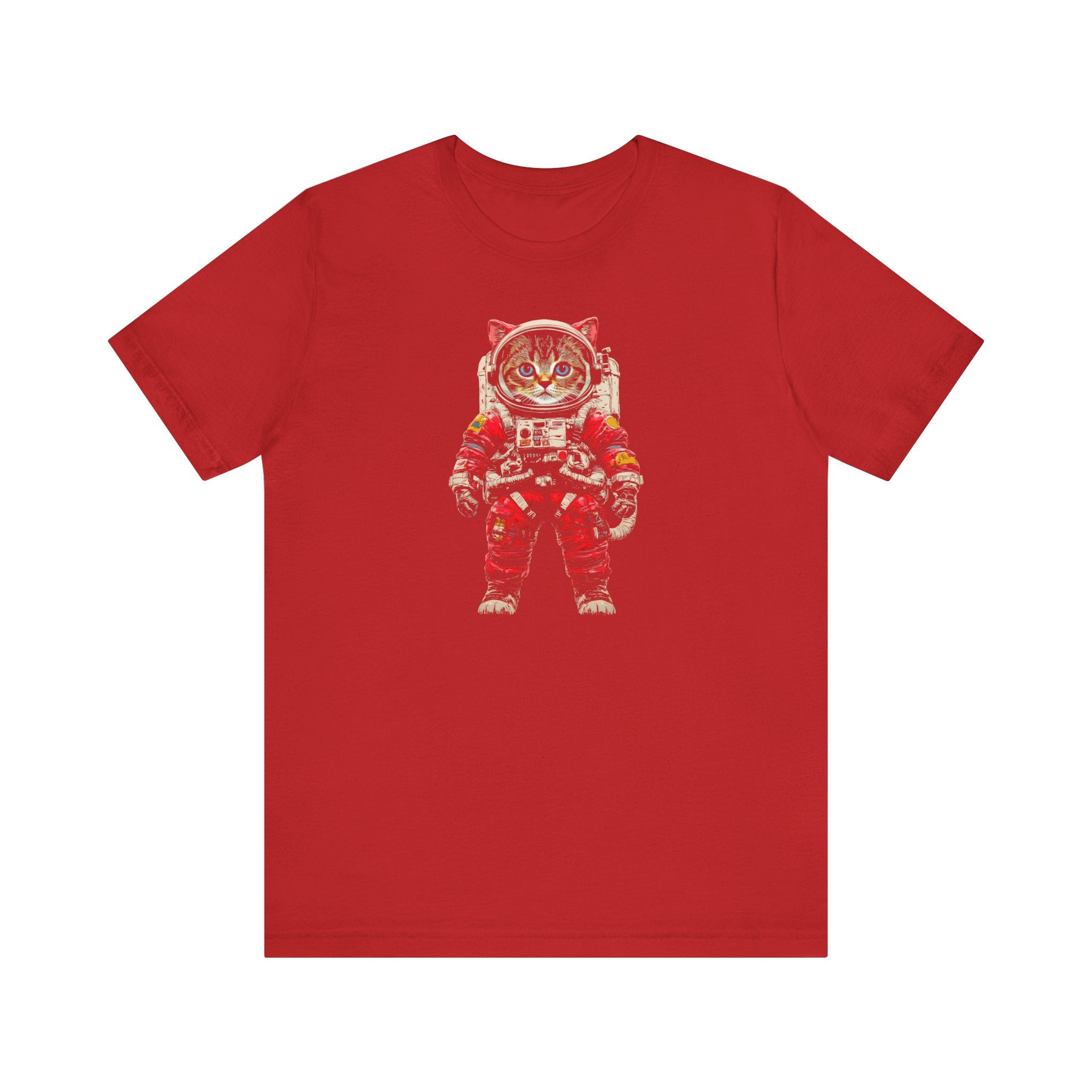 Fearless Cat Astronaut Graphic Tee