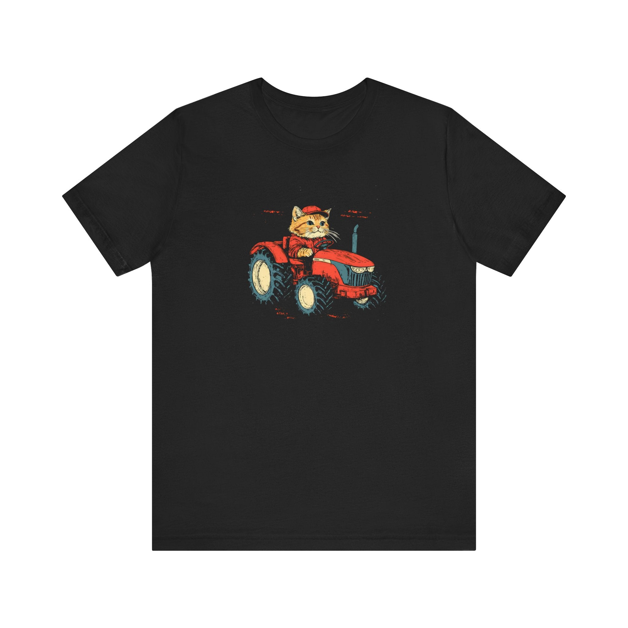 Cat on Tractor T-Shirt