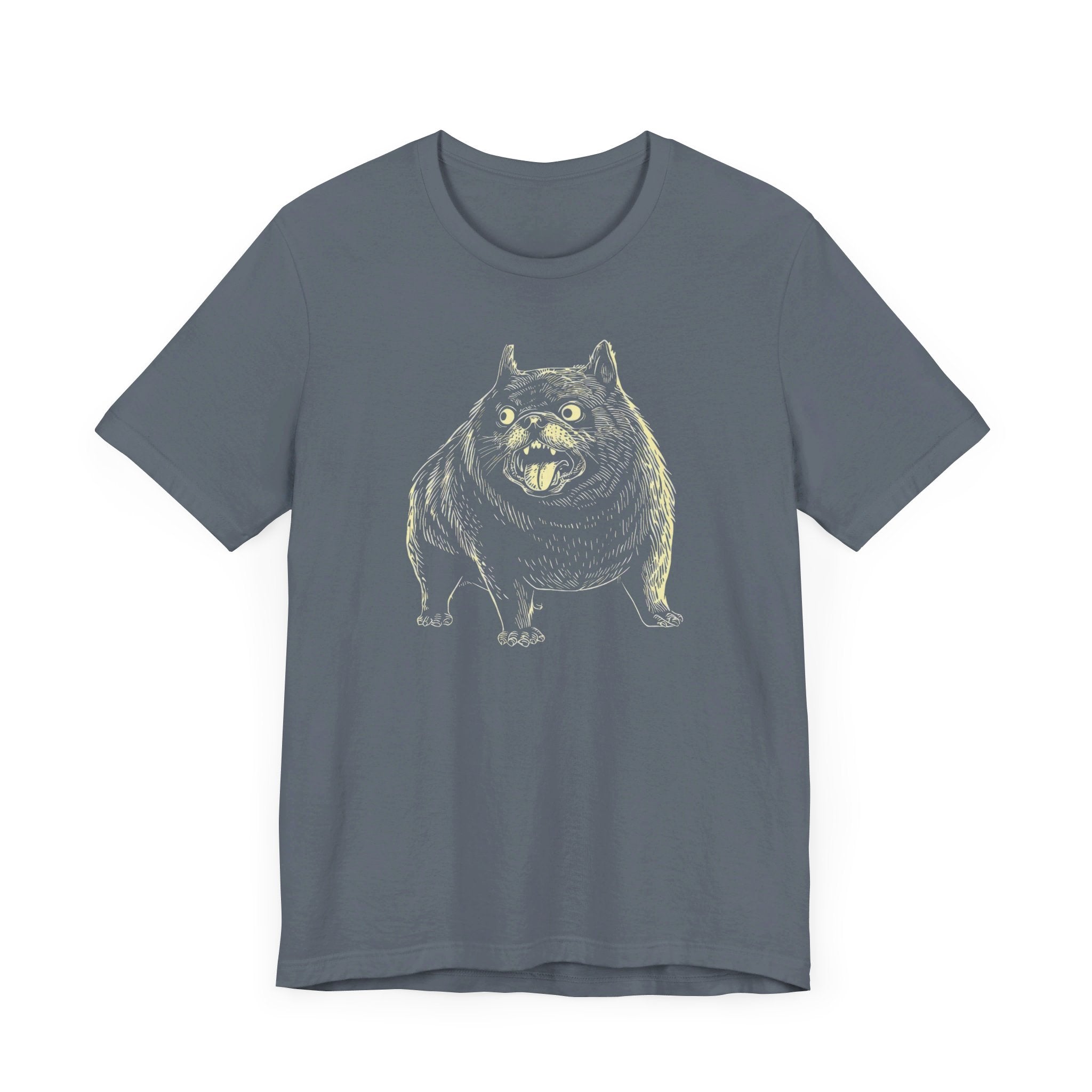 Fierce Dog Expression T-Shirt – Quirky Dog Lovers Tee