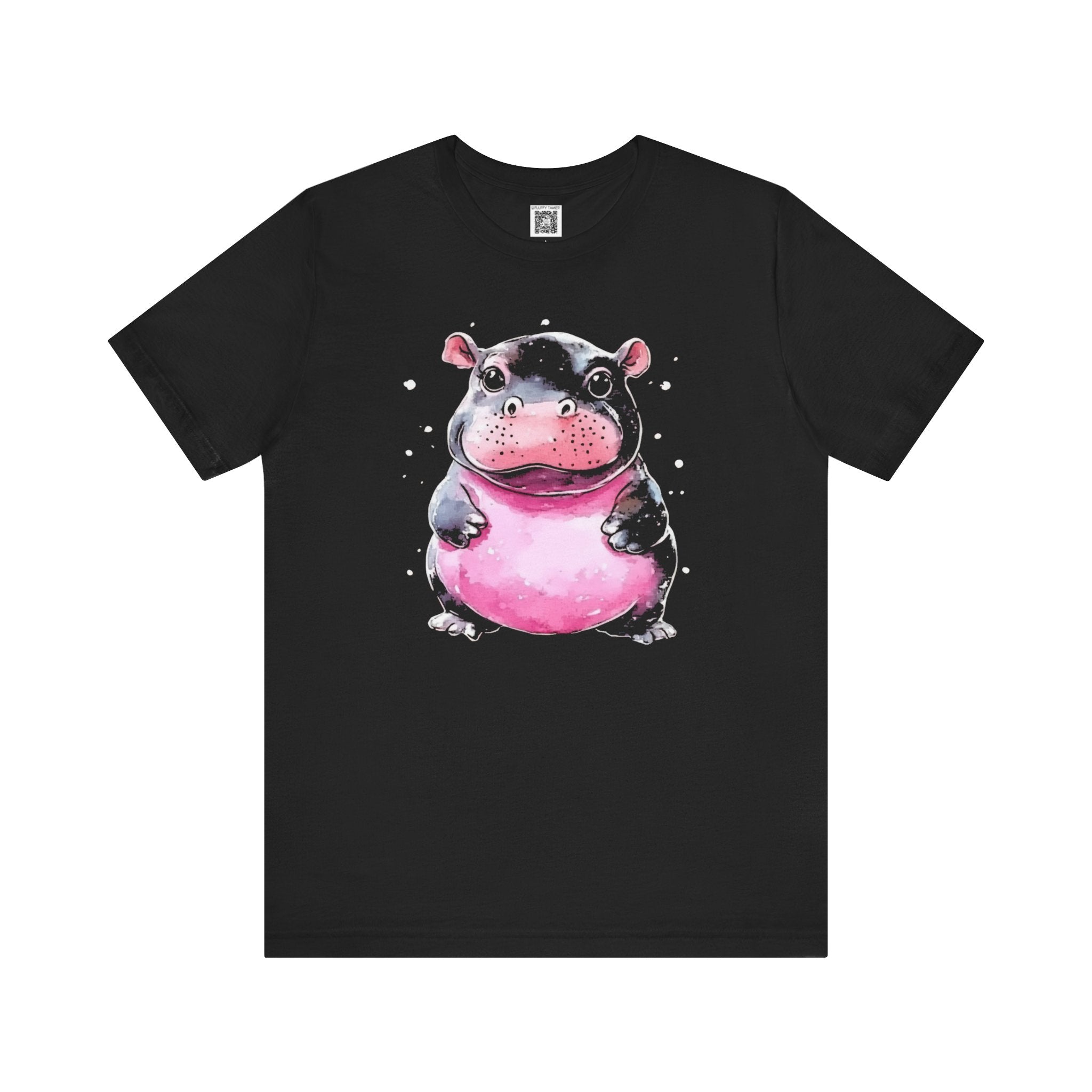 Cute Hippo Graphic T-Shirt