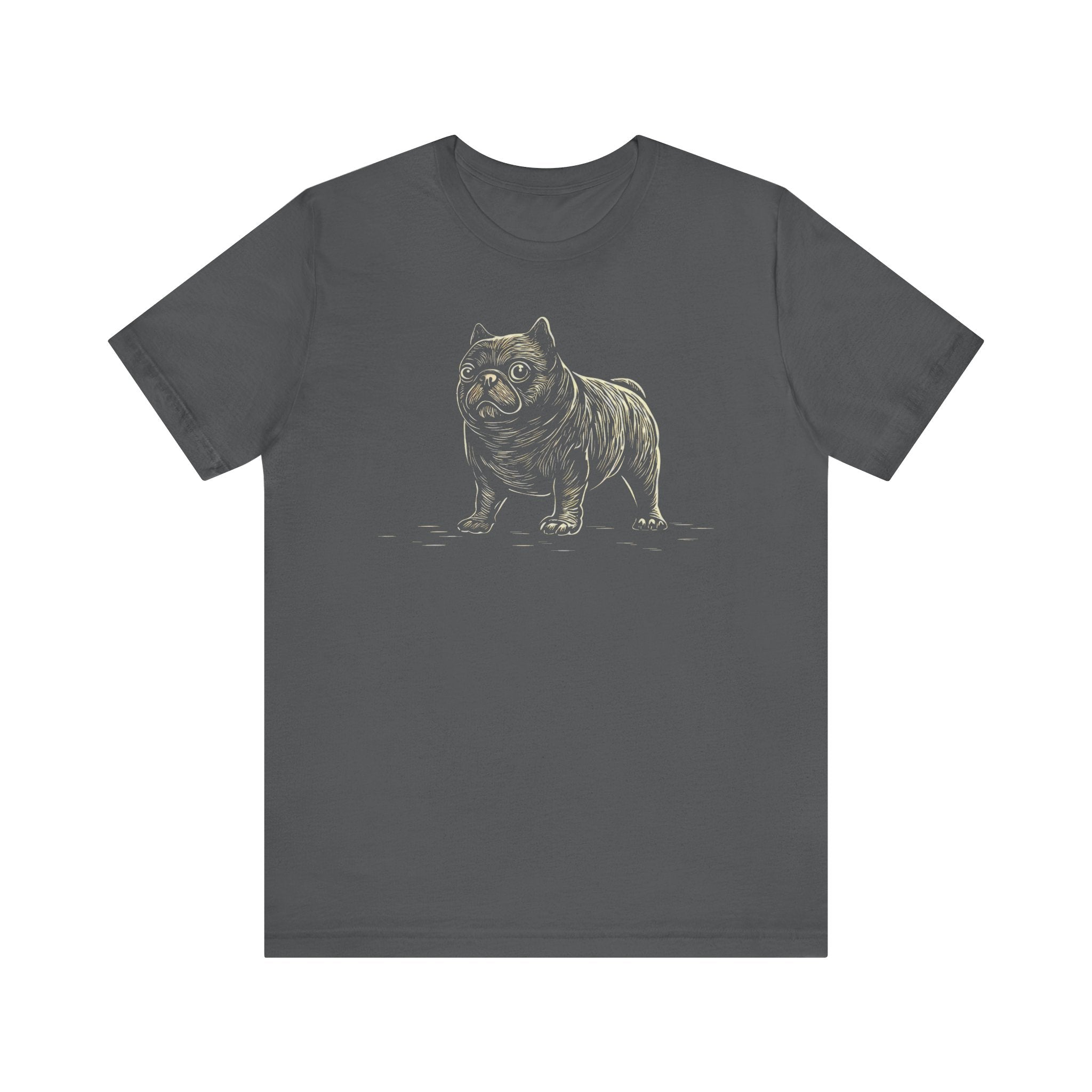 Adorable Bulldog Graphic T-Shirt