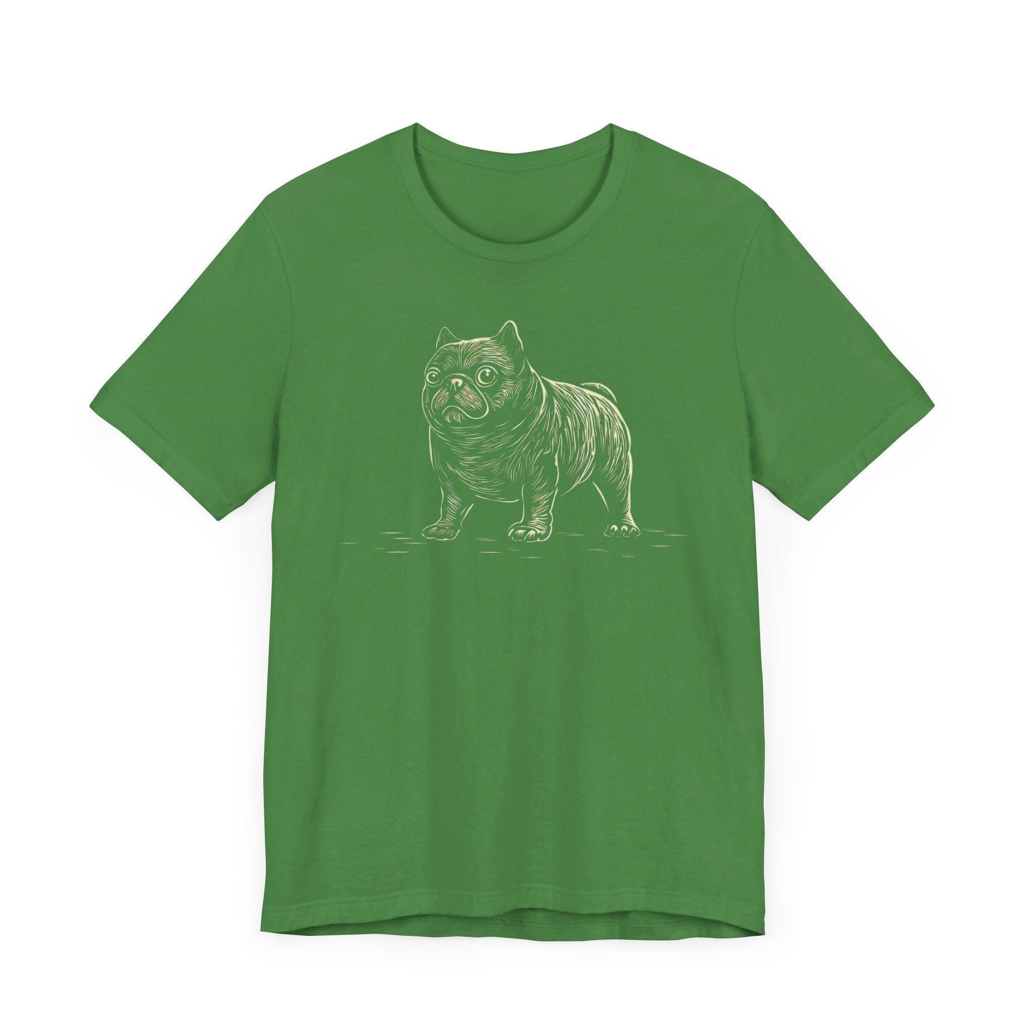 Adorable Bulldog Graphic T-Shirt