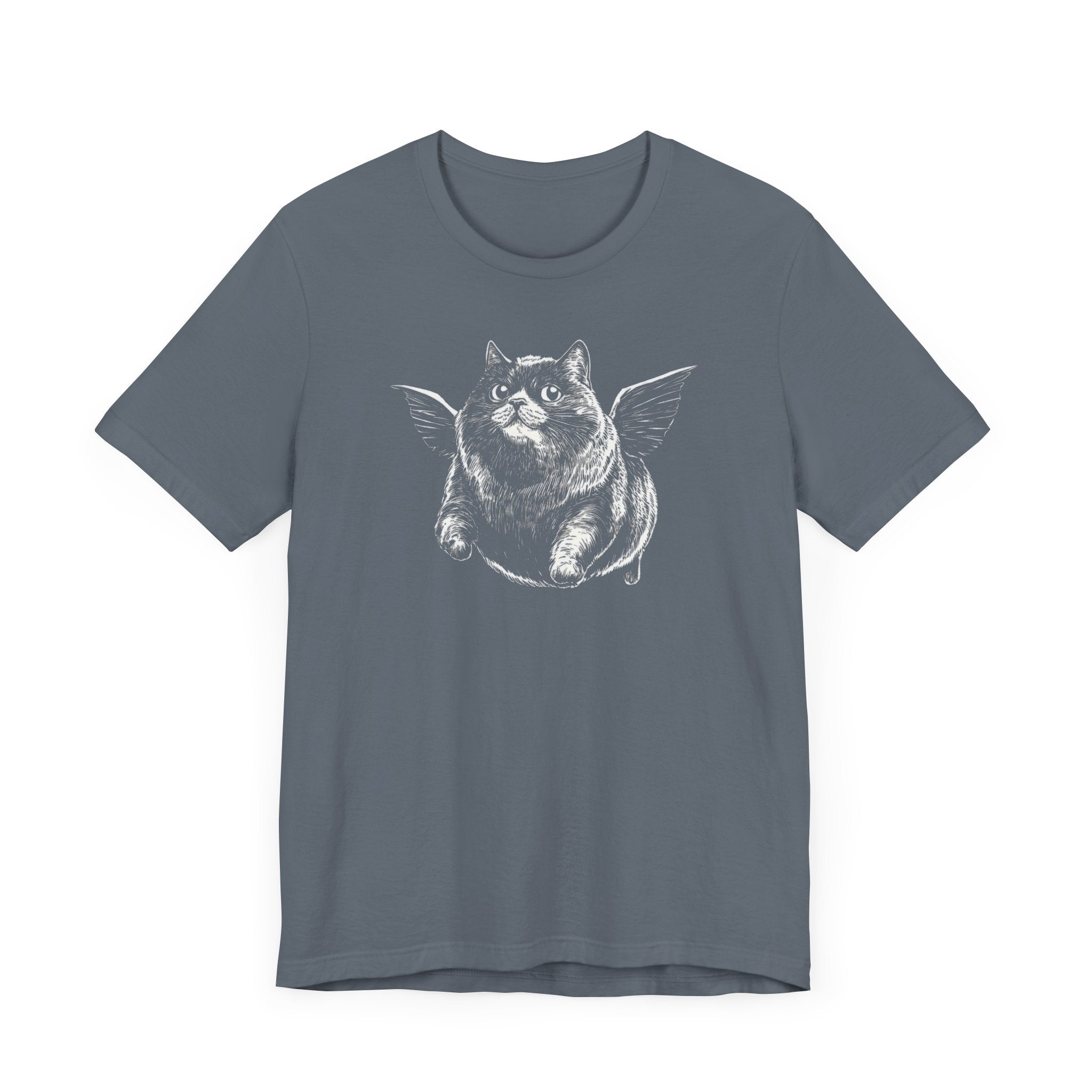 Chubby Angel Cat T-Shirt