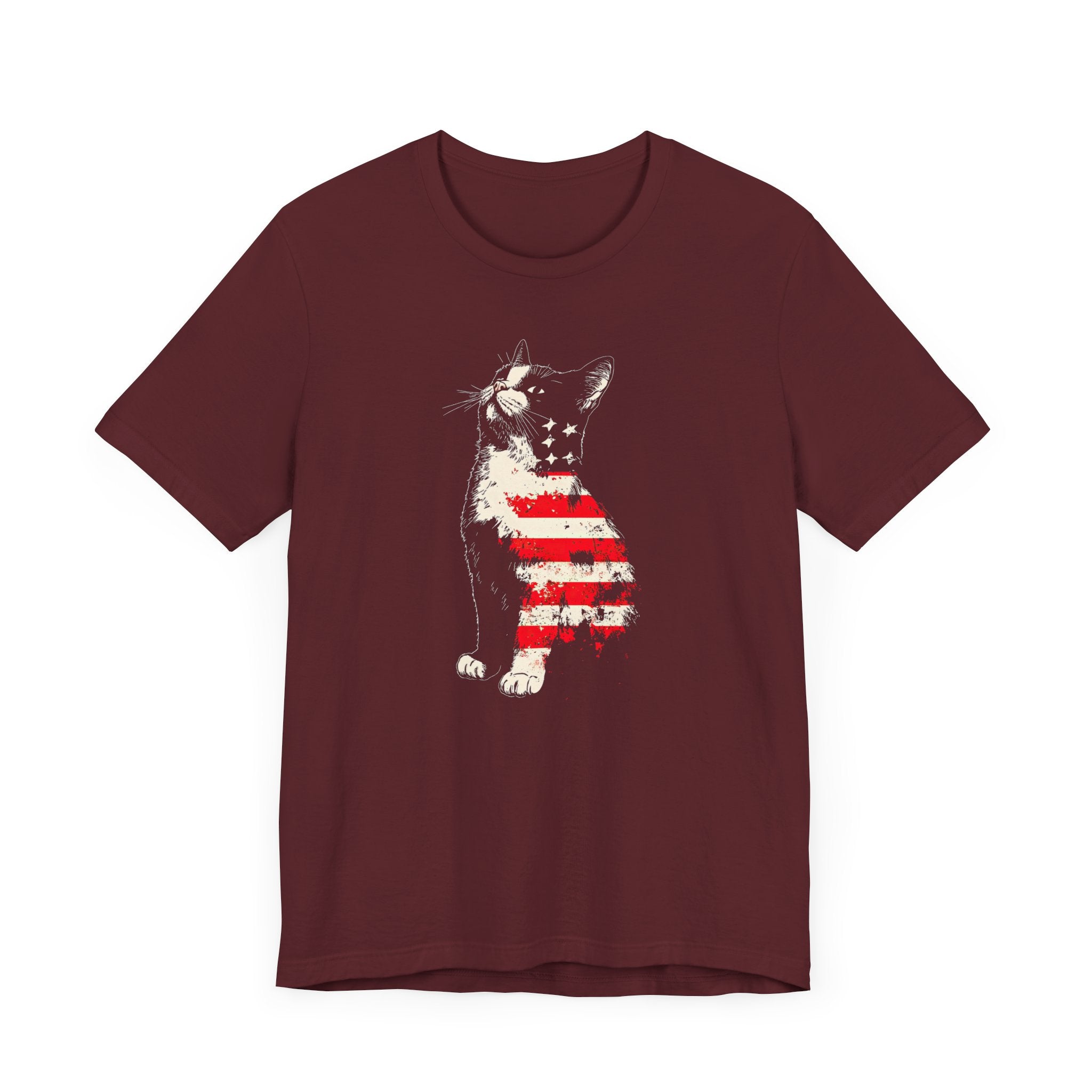 American Flag Cat T-Shirt