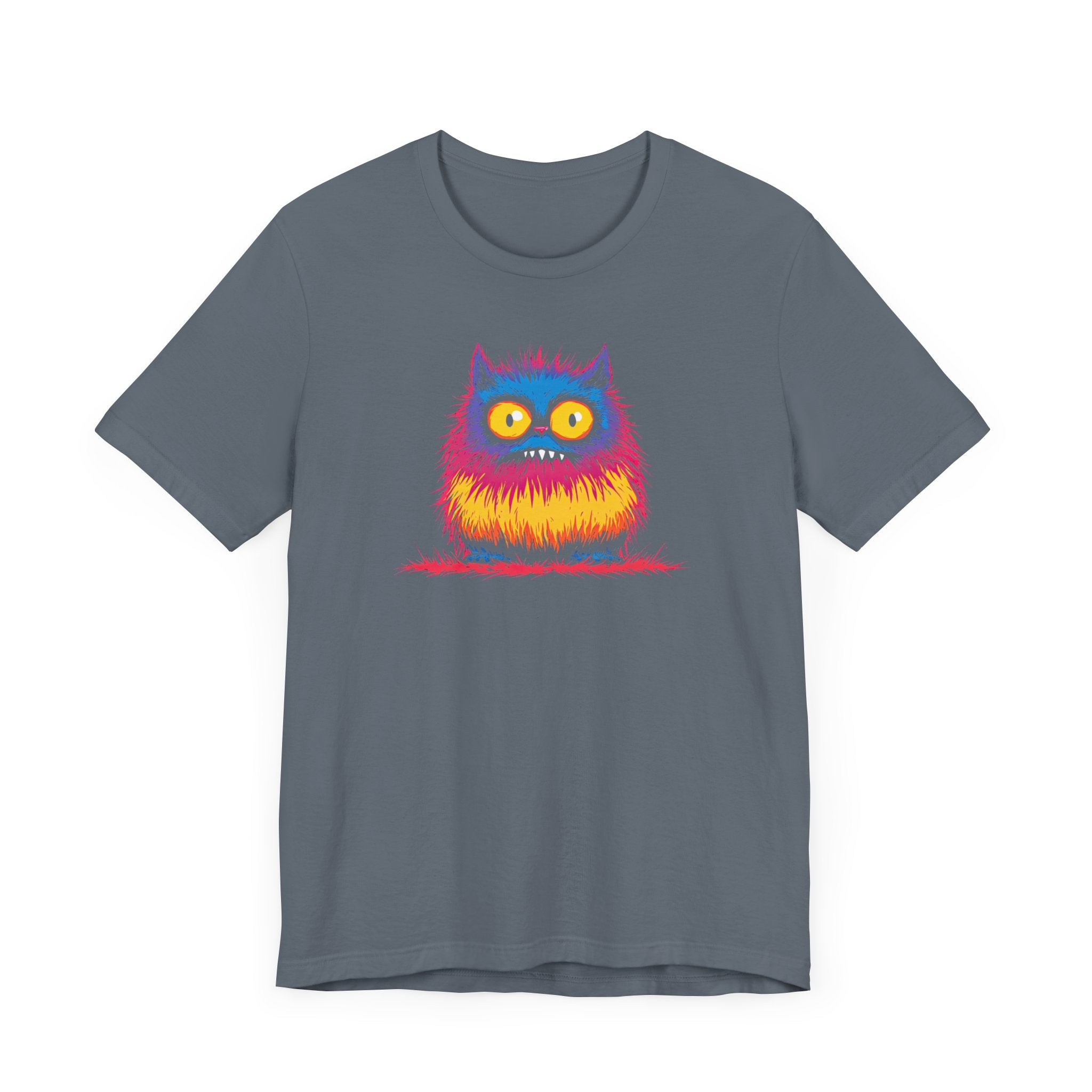 Colorful Fuzzy Monster Graphic Tee