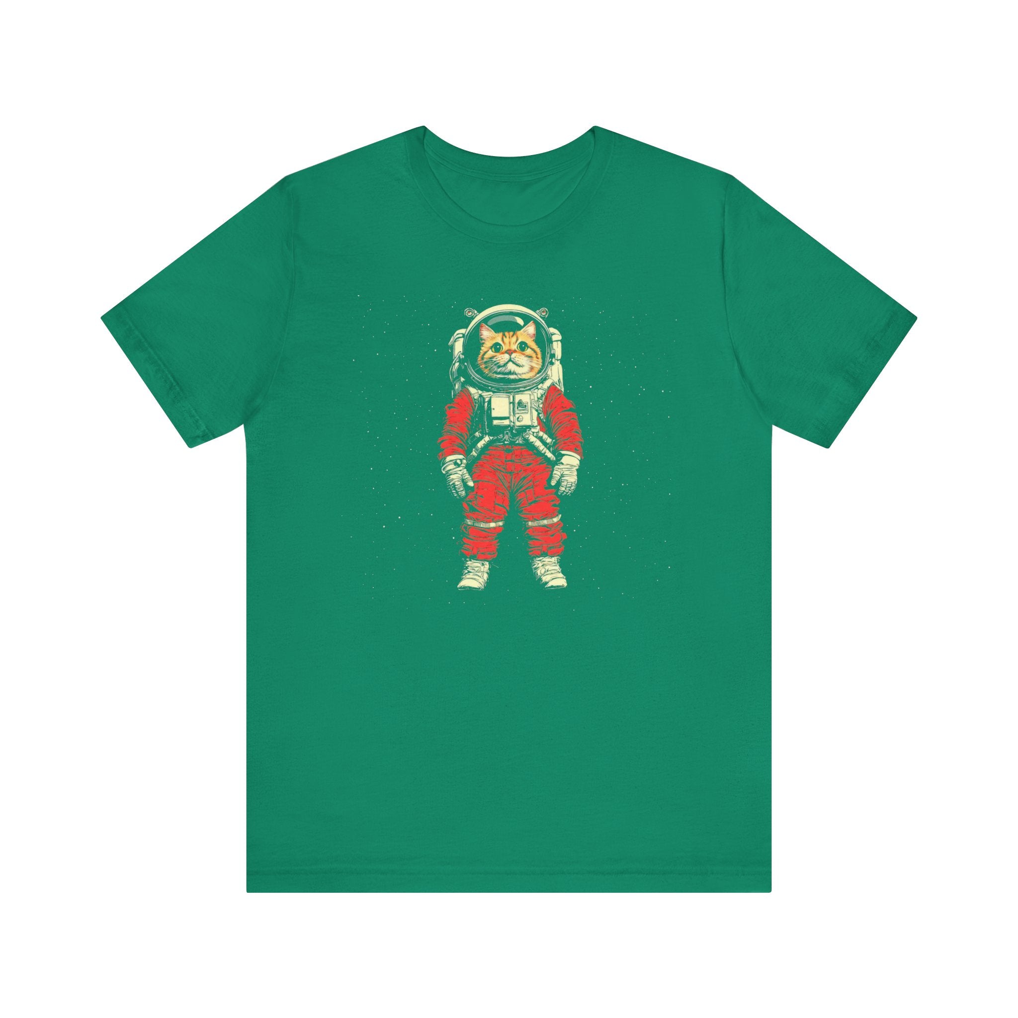 Galactic Cat Astronaut Graphic Tee