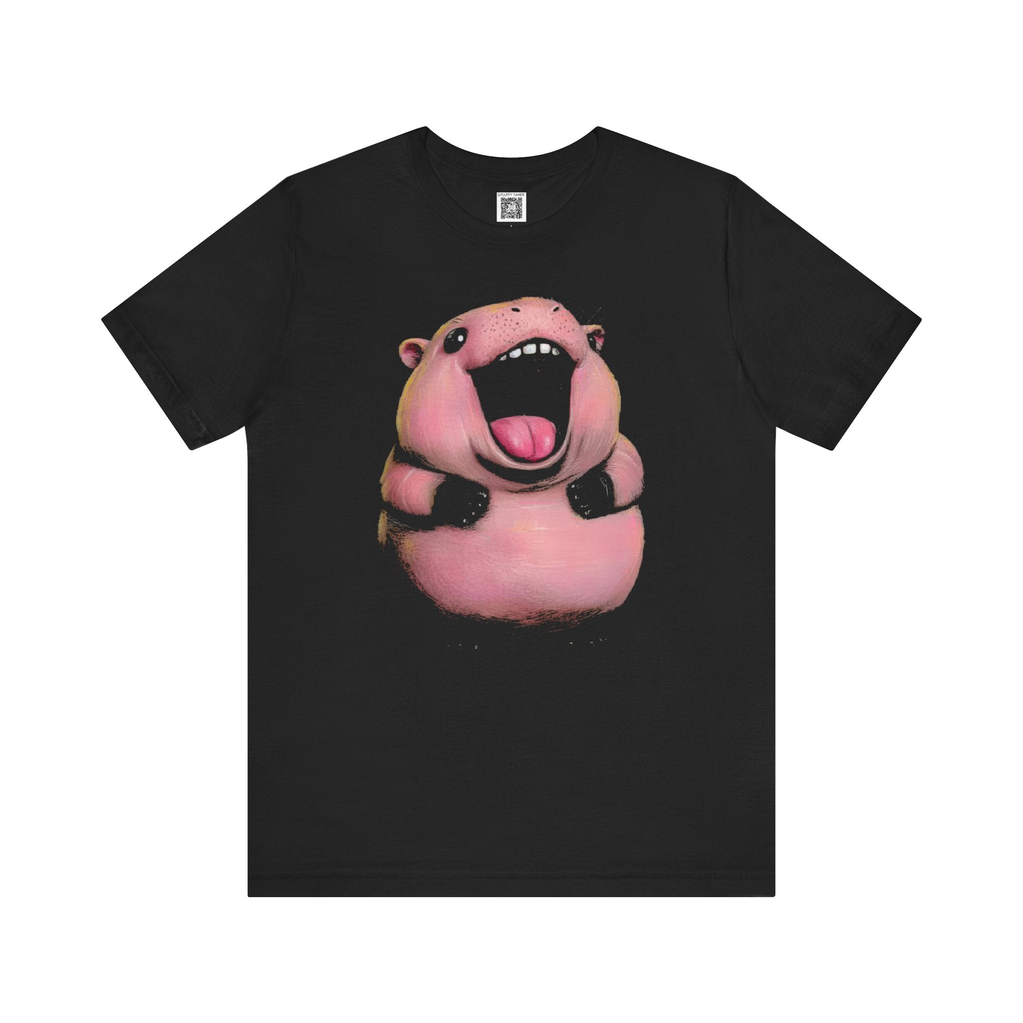 Playful Hippo Graphic Tee