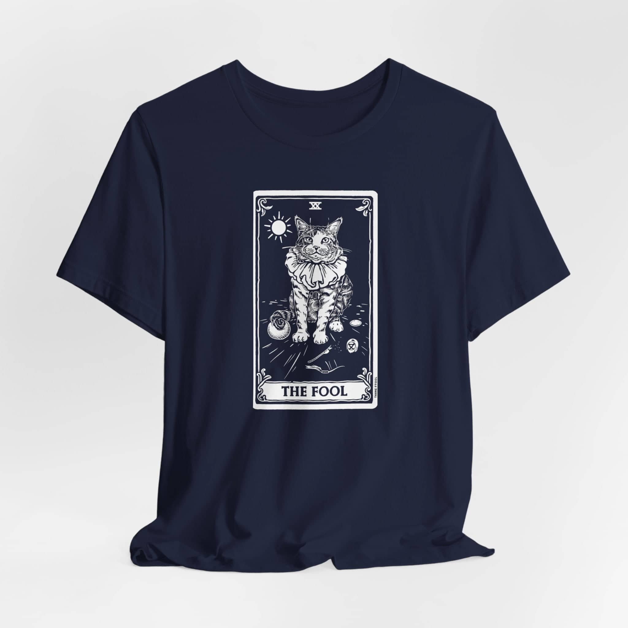 The Fool Tarot Cat T-Shirt