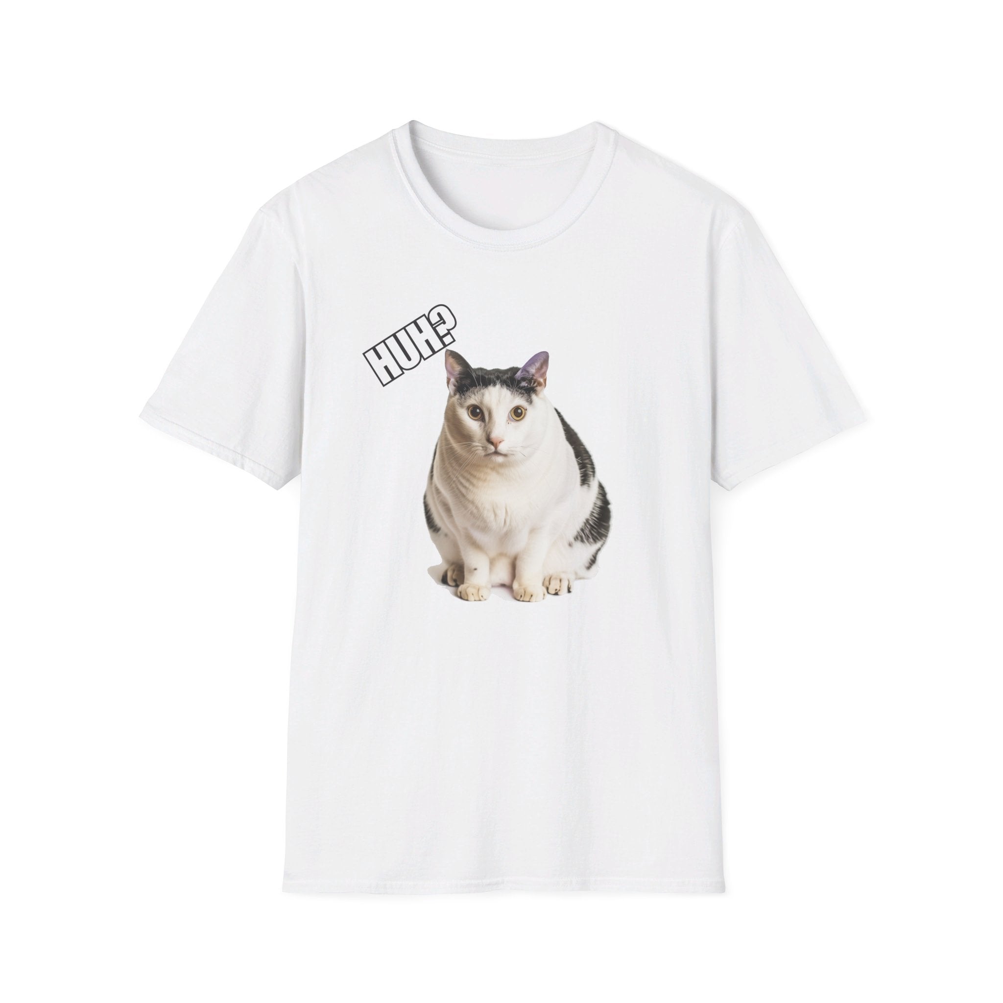 Cat Meme HUH Cat Short Sleeve Tee