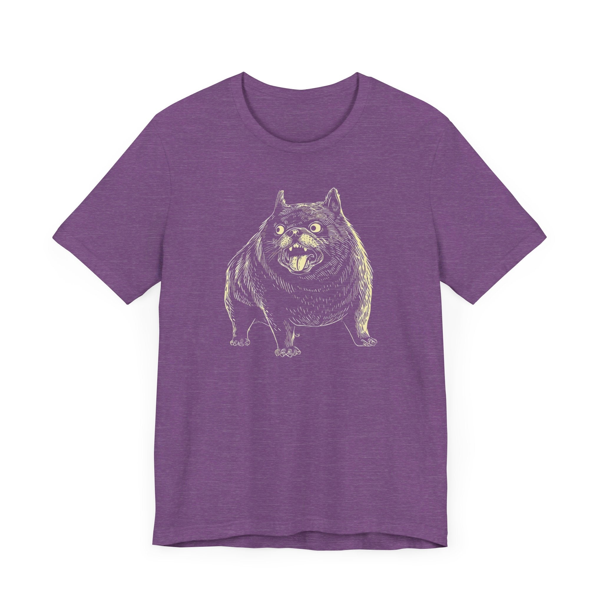 Fierce Dog Expression T-Shirt – Quirky Dog Lovers Tee