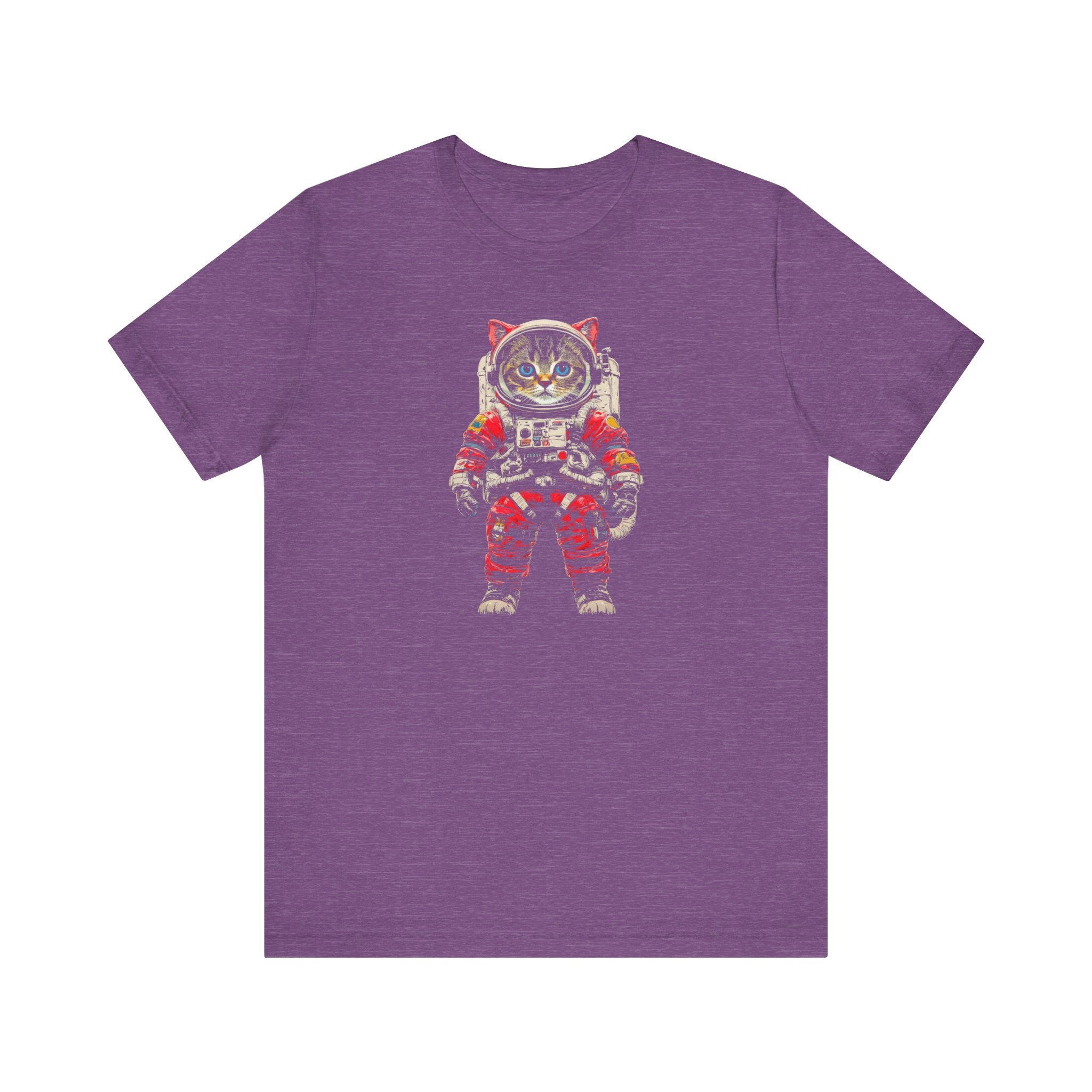 Fearless Cat Astronaut Graphic Tee