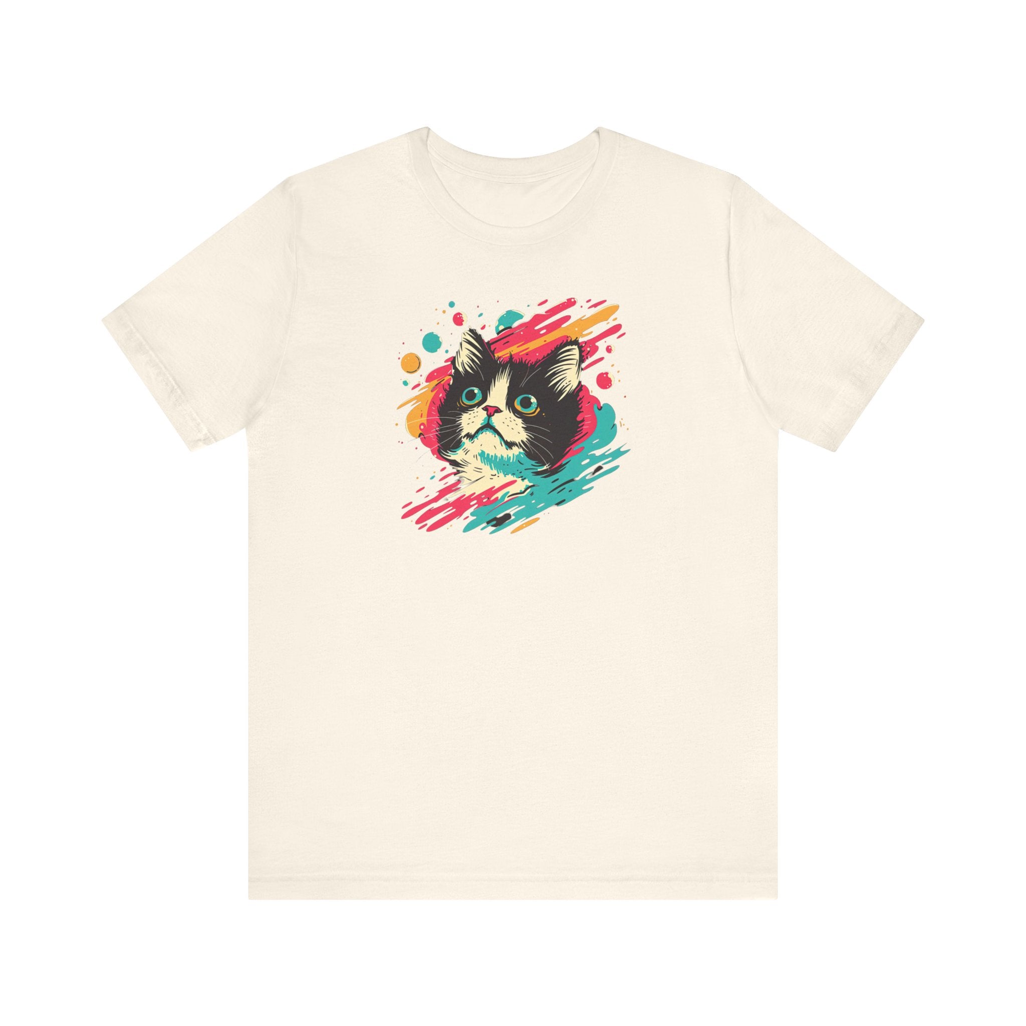 Psychedelic Cat Art T-Shirt