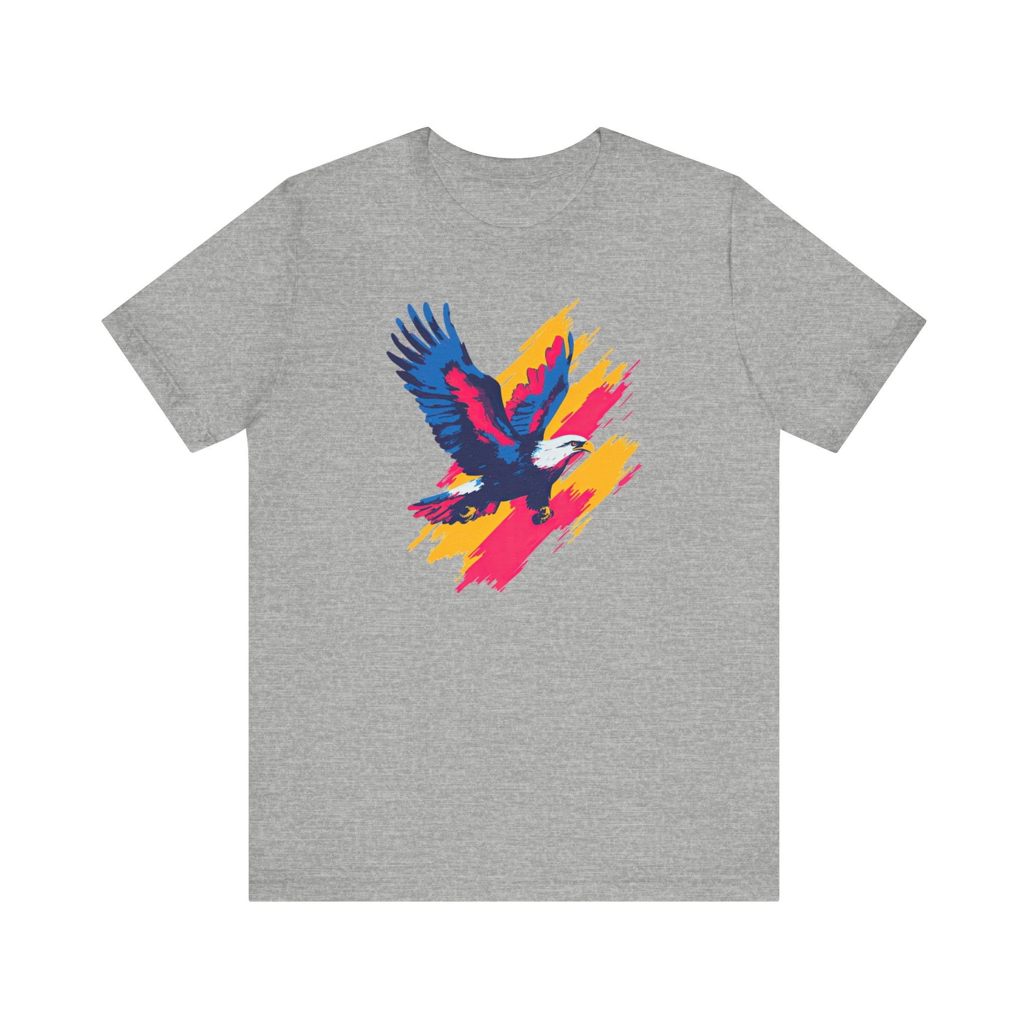 Vibrant Eagle T-Shirt Bold Brushstroke Design