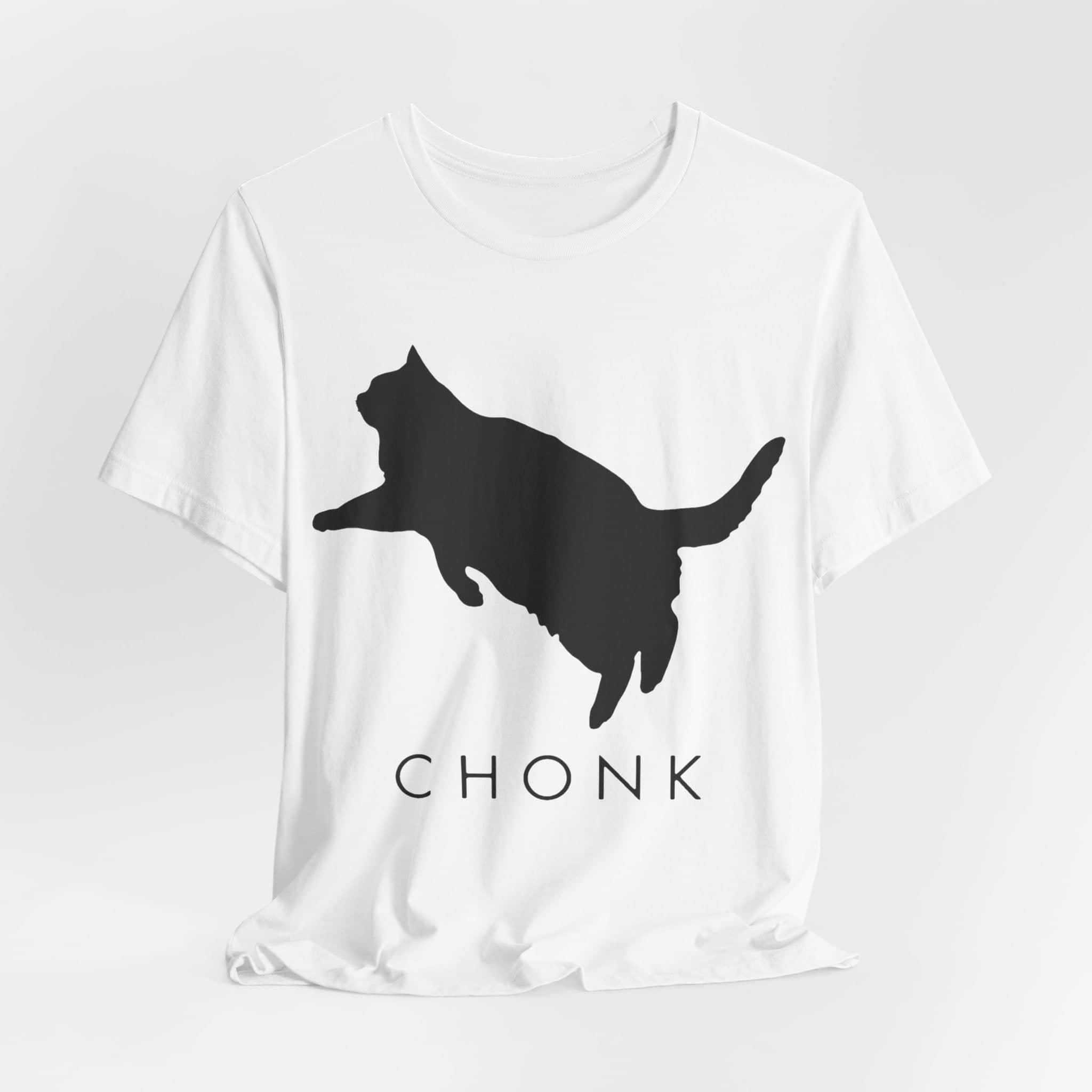 Chonk Cat Silhouette Tee