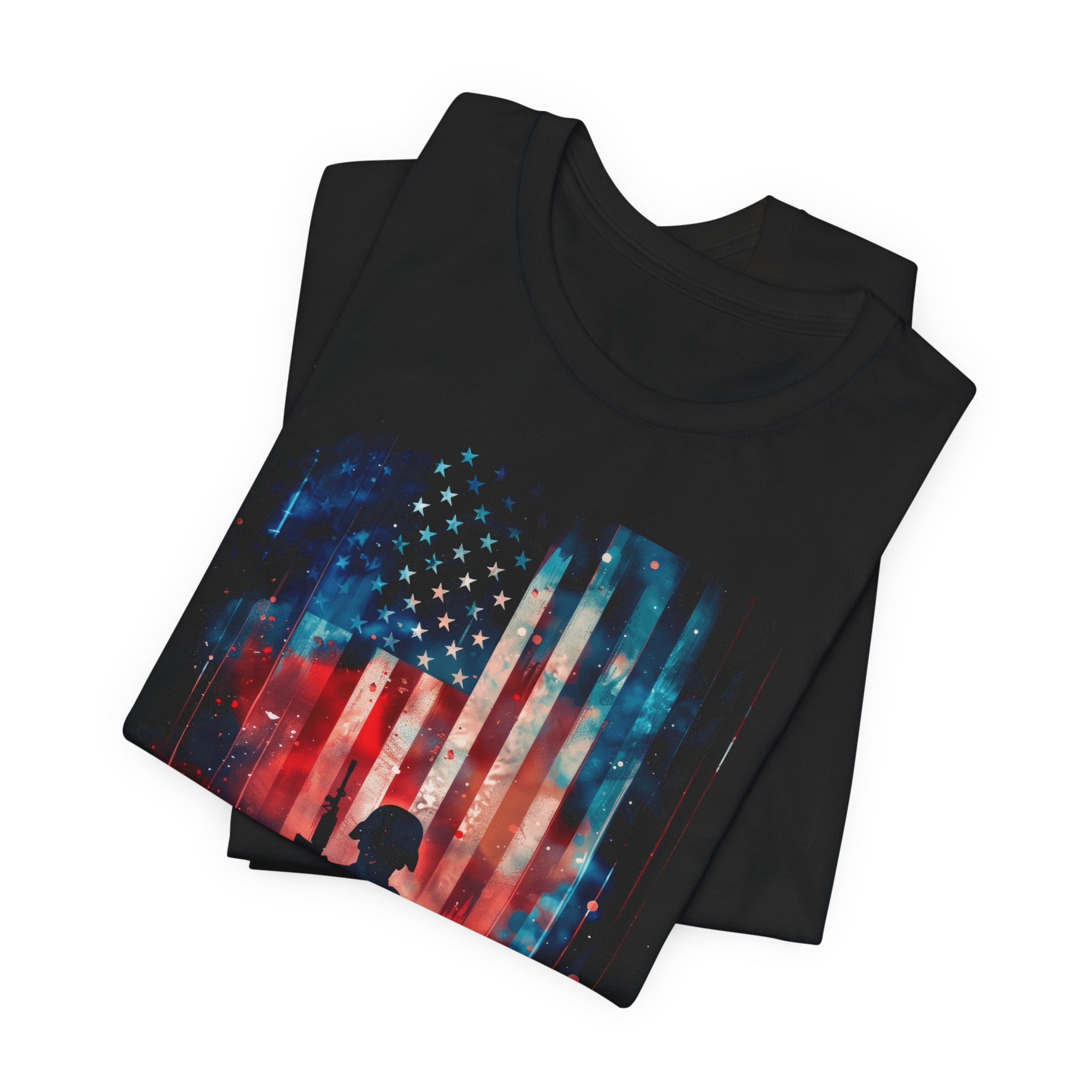 Brave Guardian: American Hero T-Shirt Unisex Jersey Short Sleeve Tee