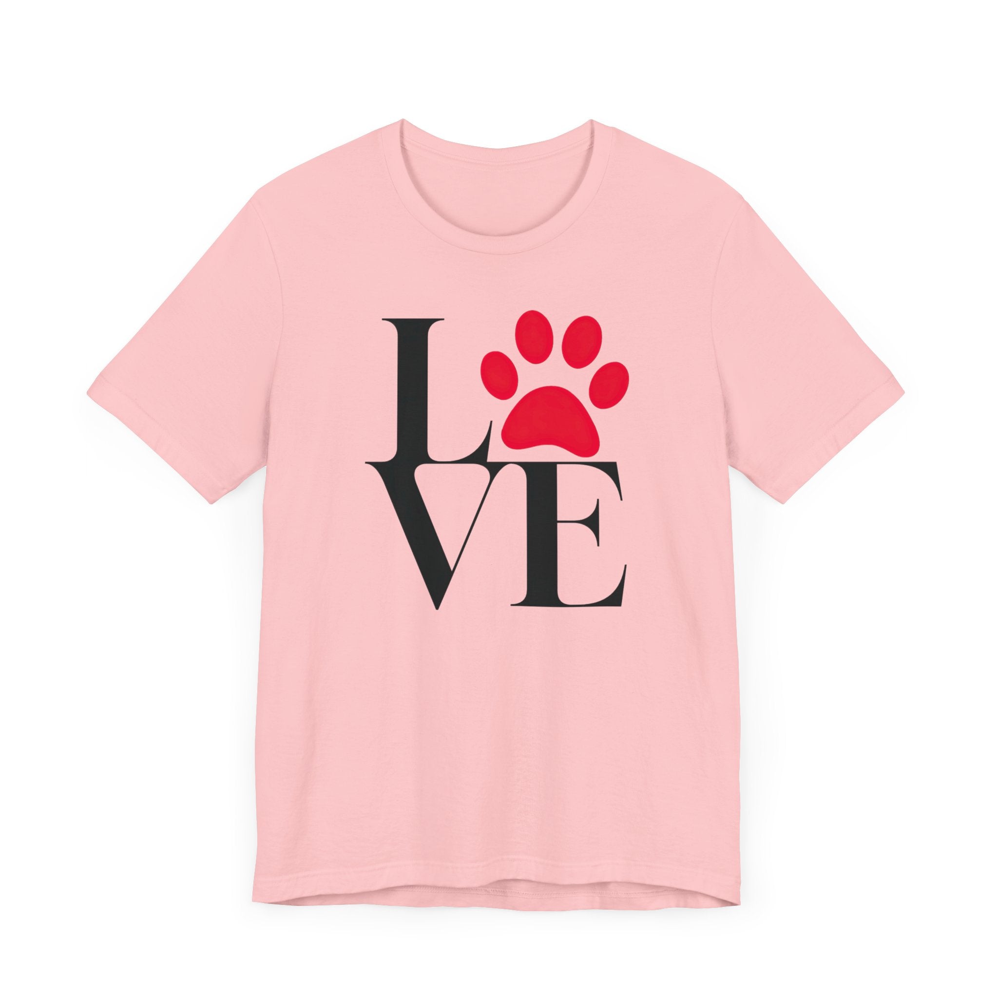 Love Paw Print Animal Lover T-Shirt