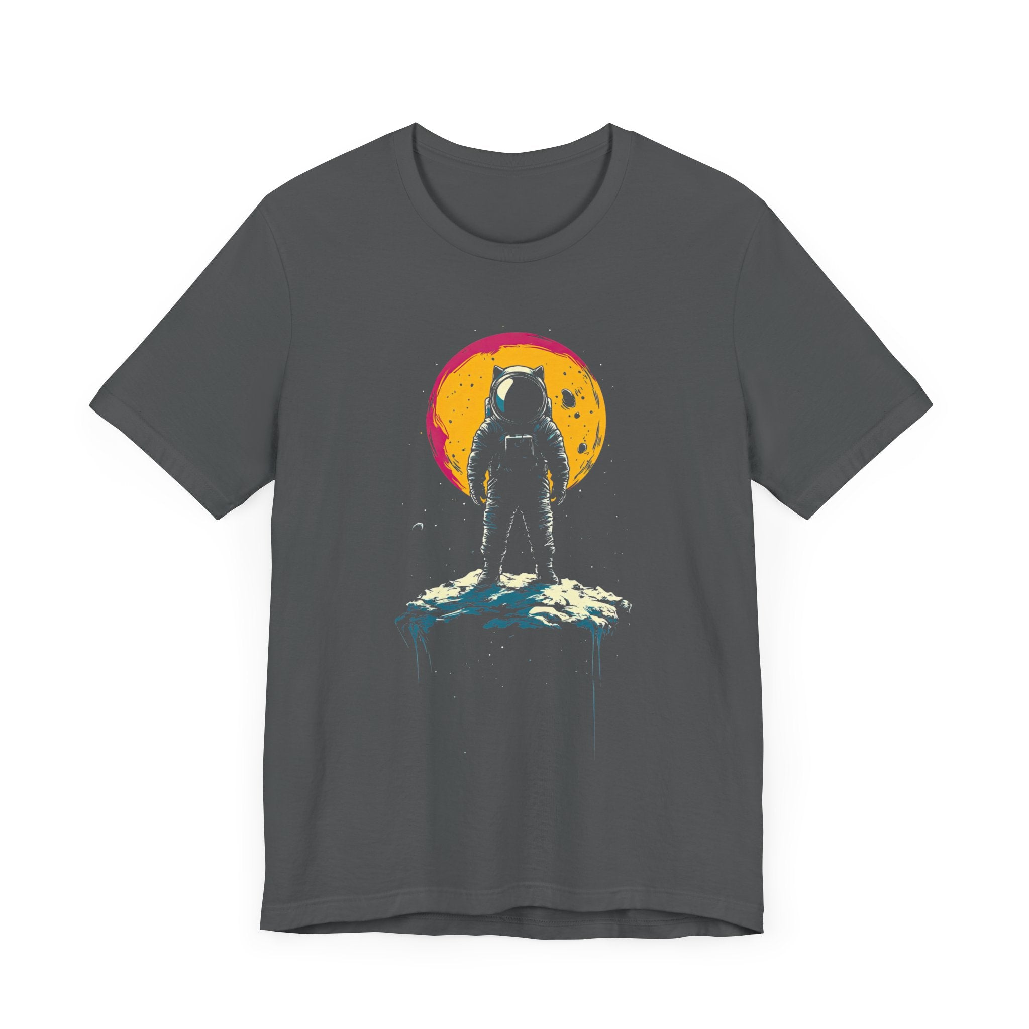 Lone Astronaut Cat Graphic Tee