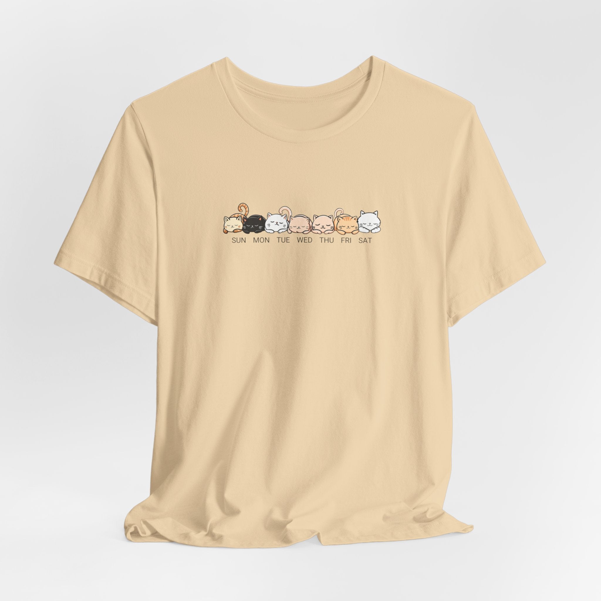 Weekly Cat Faces T-Shirt