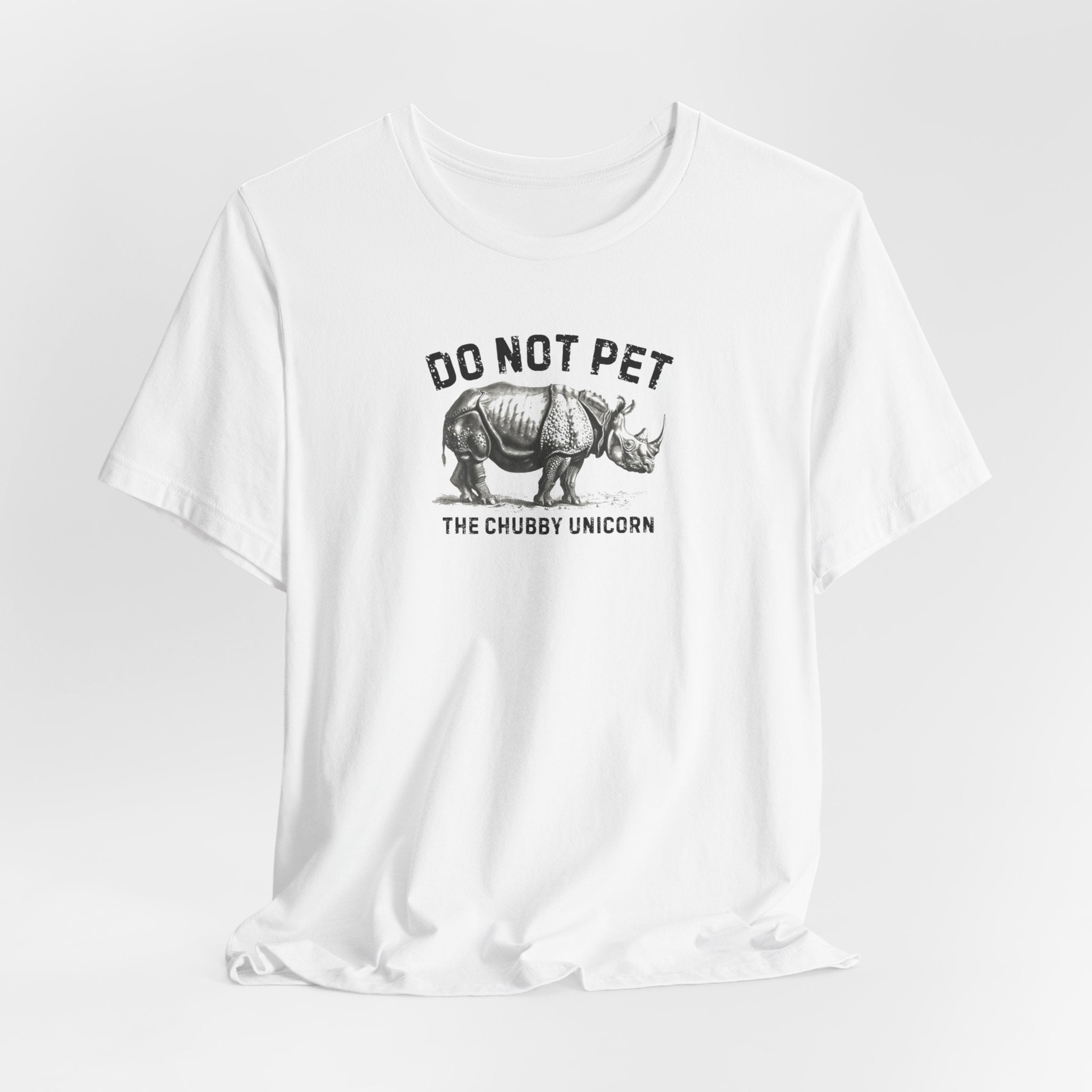 Do Not Pet The Chubby Unicorn Shirt Funny Rhino Lover Tee (XS to 5XL Edition)