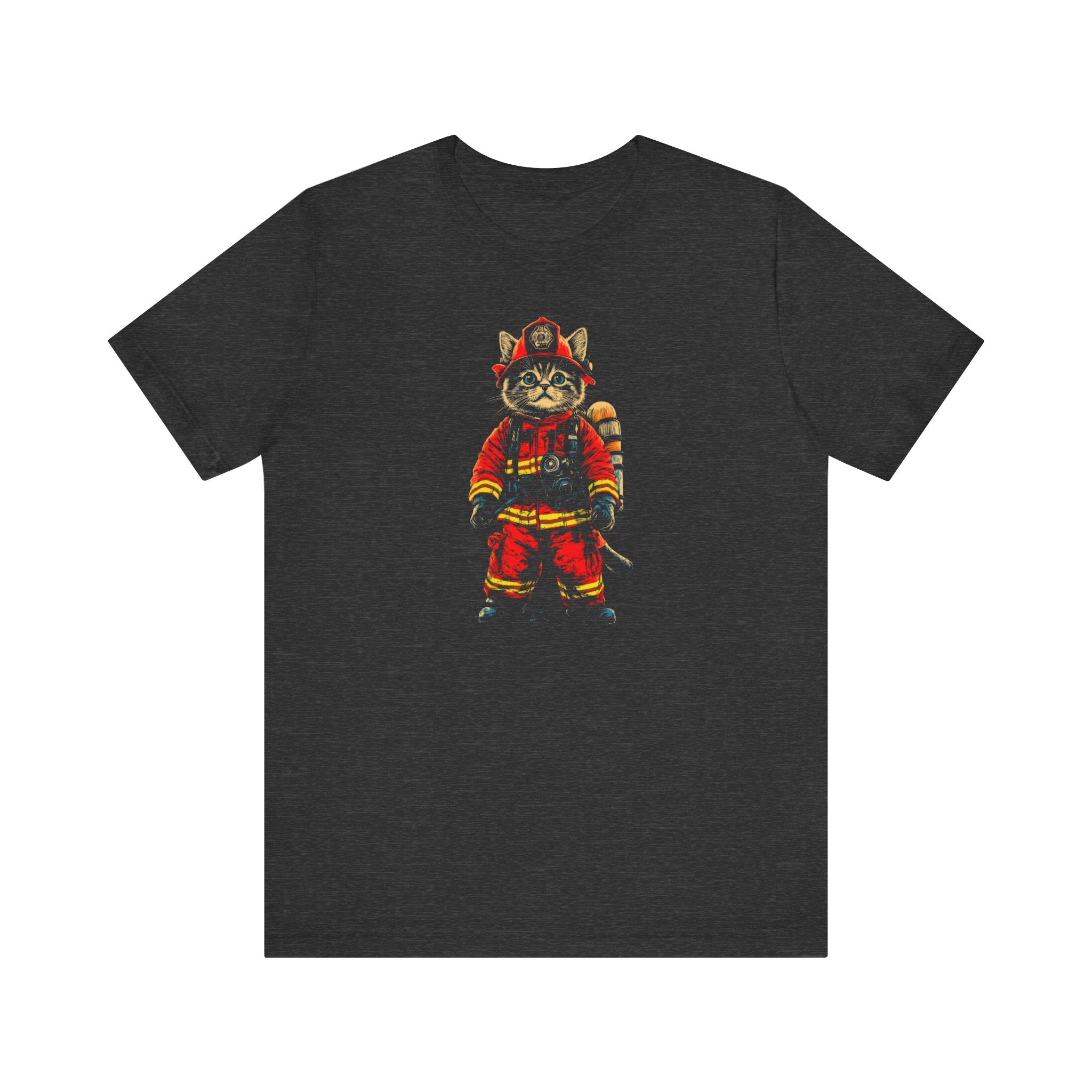 Firefighter Cat T-Shirt