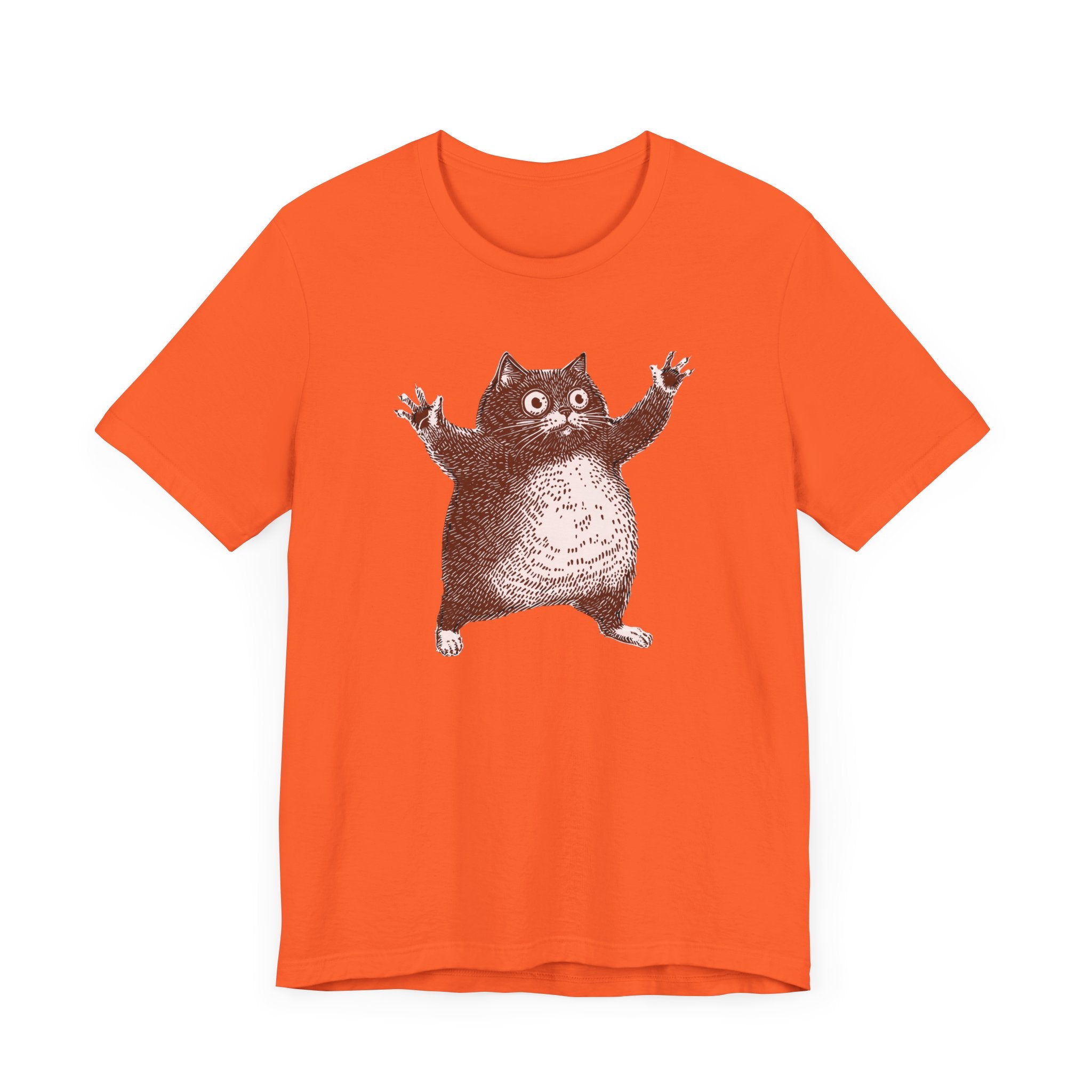 Hilarious Chonky Cat T-Shirt Vintage Funny Cat Graphic Tee