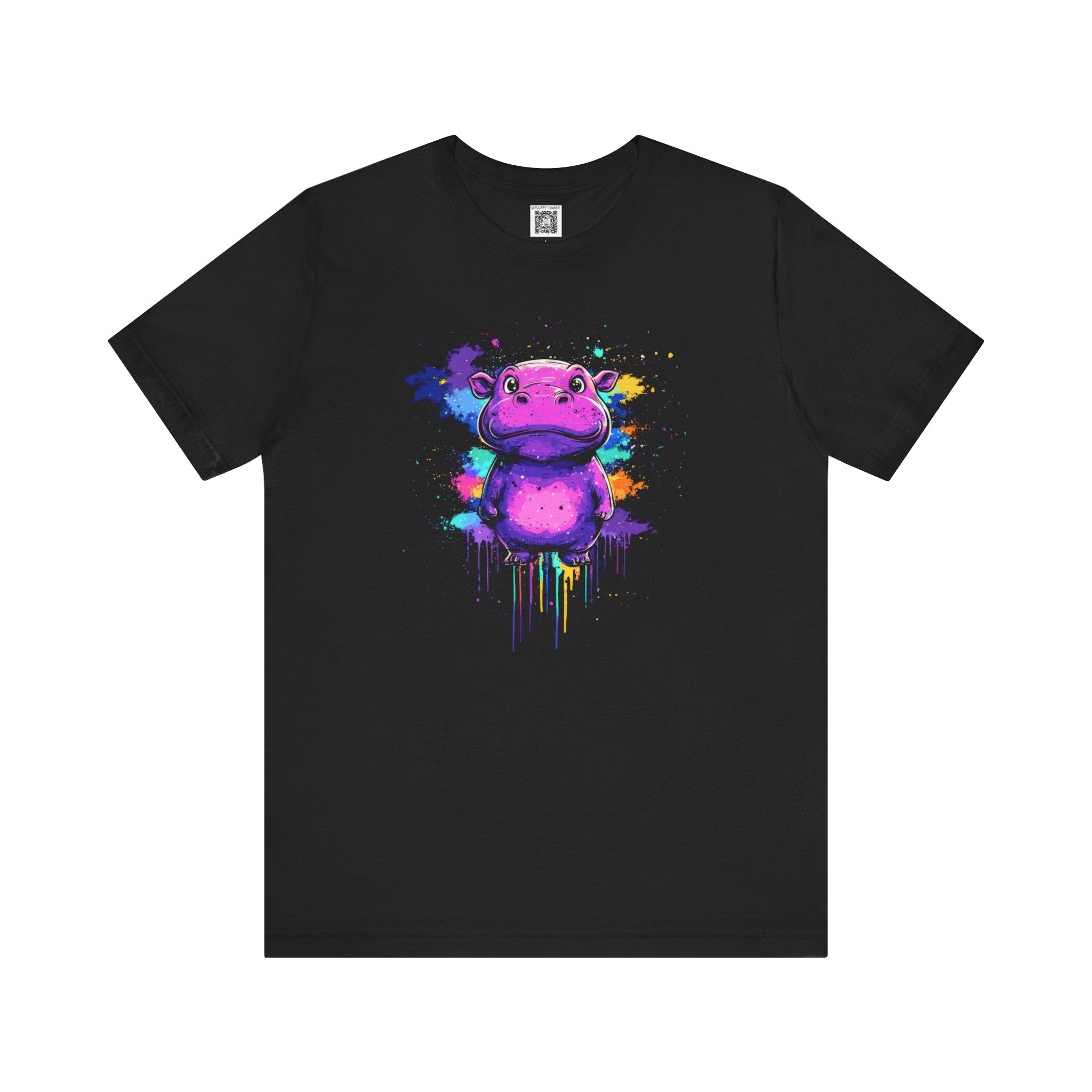 Colorful Hippo Graphic Tee