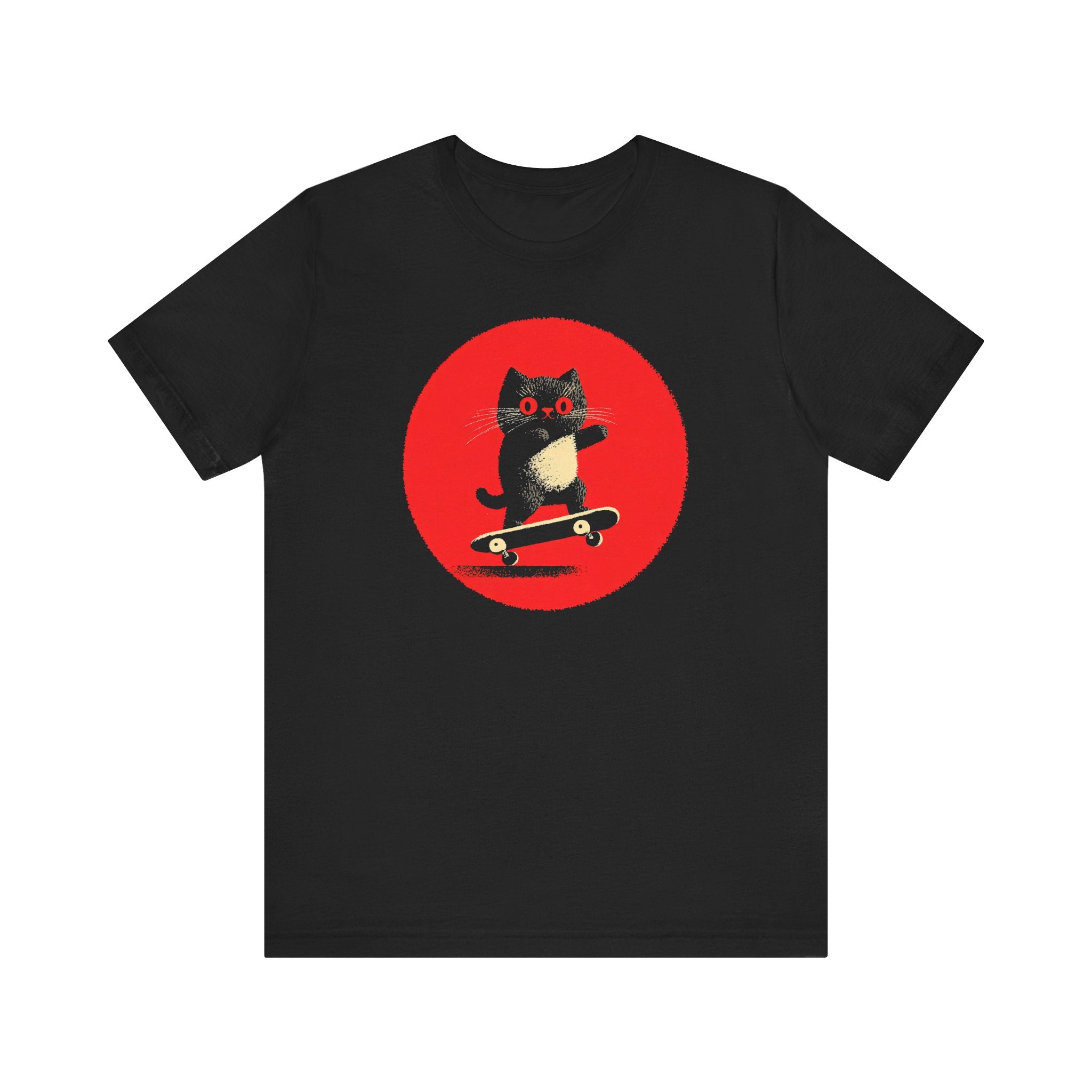 Skateboarding Cat T-Shirt