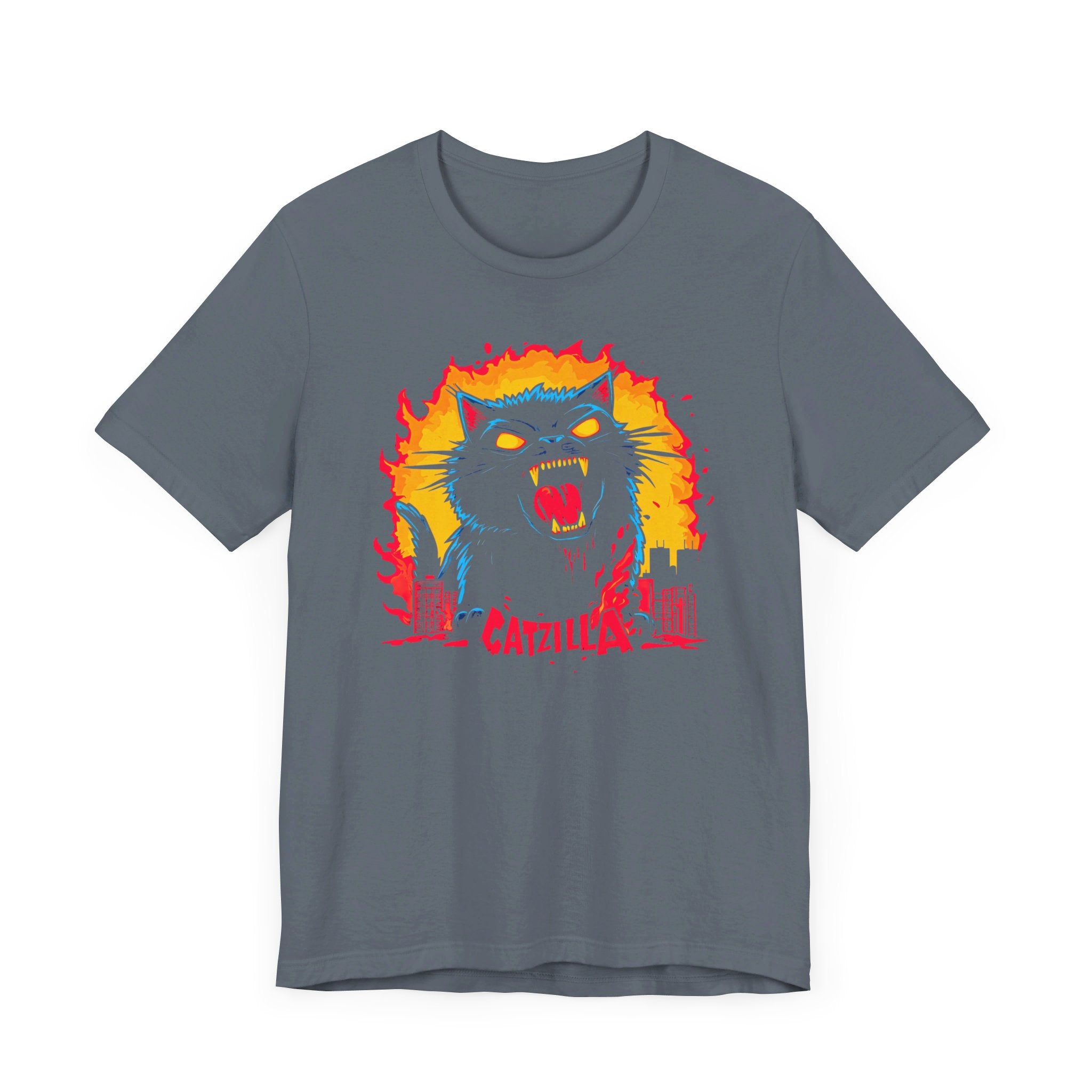 Catzilla Fury T-Shirt Fierce Cat Attack Design