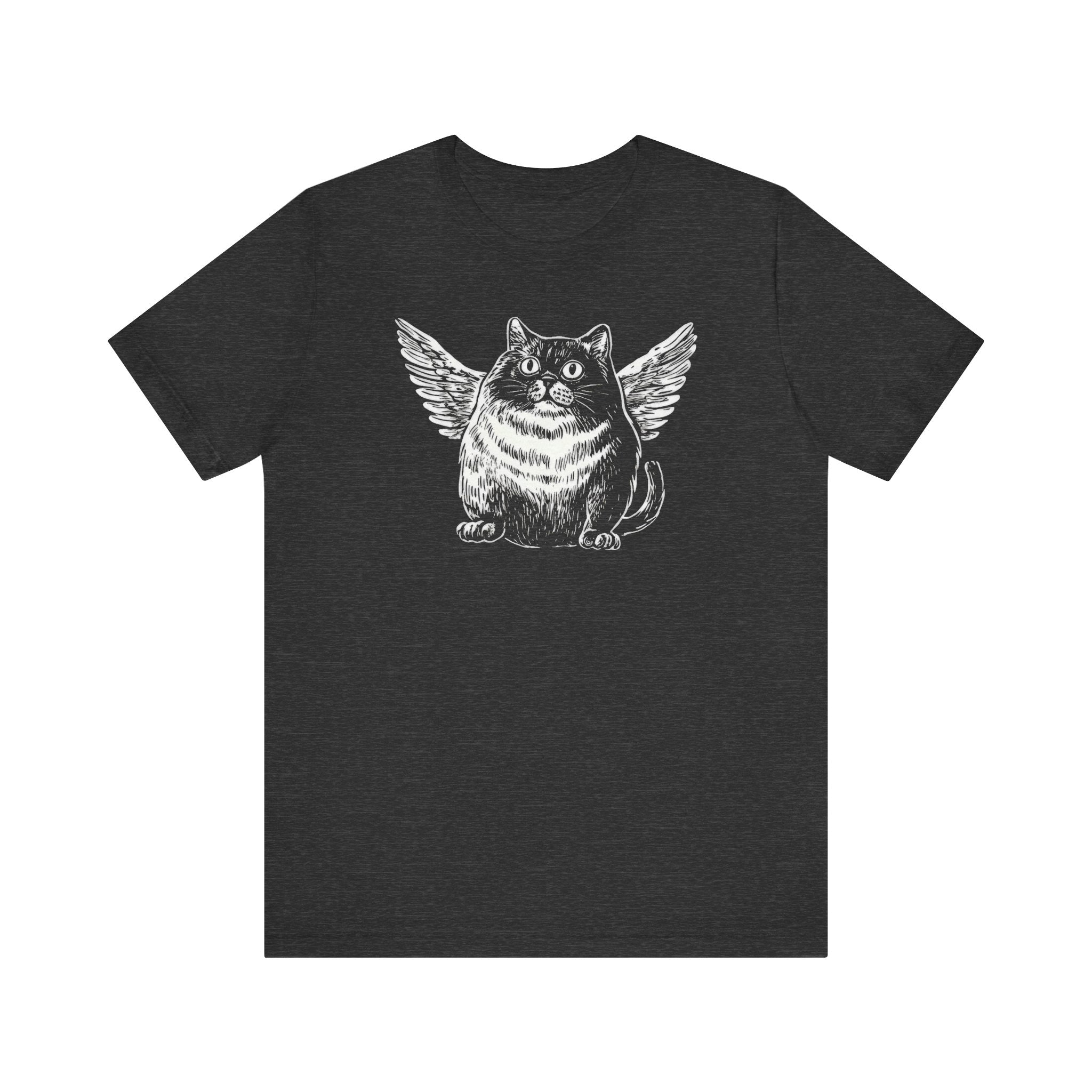 Chubby Angel Cat T-Shirt