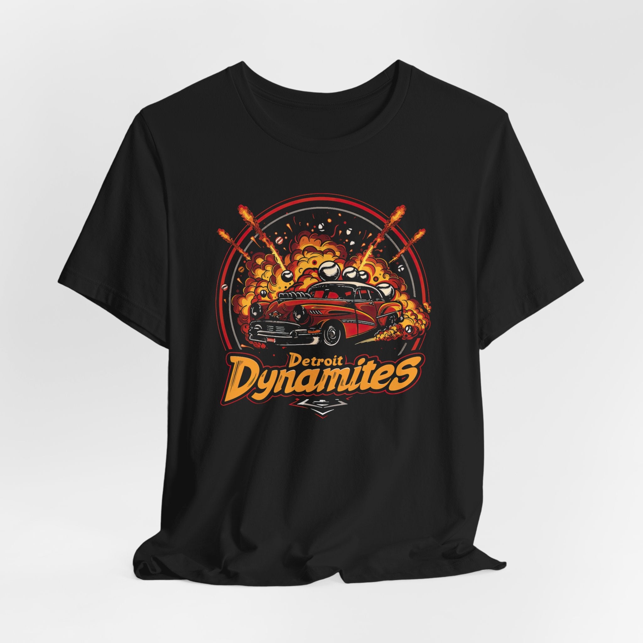 Detroit Dynamites T-Shirt Baseball Team Graphic Tee
