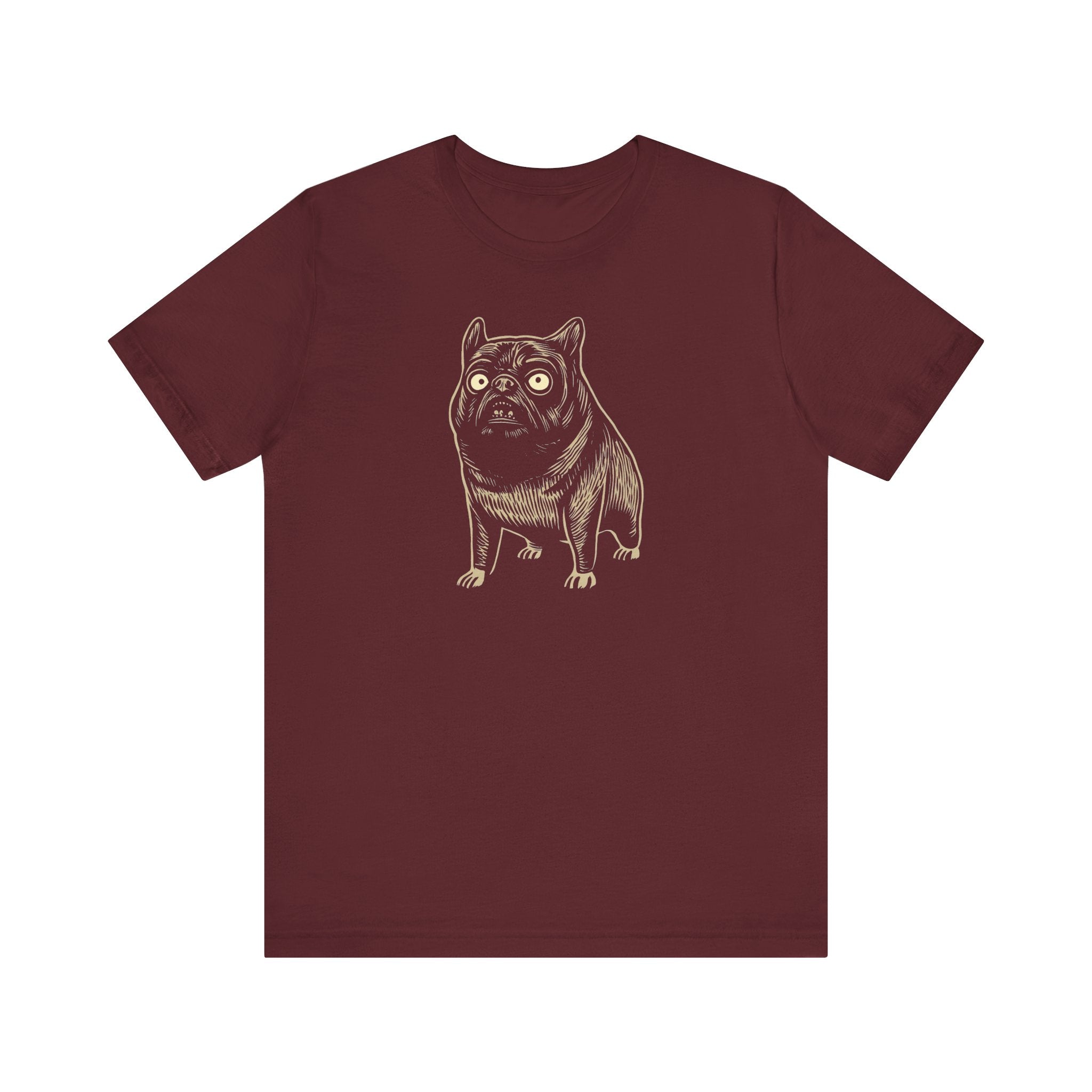 Wide-Eyed French Bulldog T-Shirt