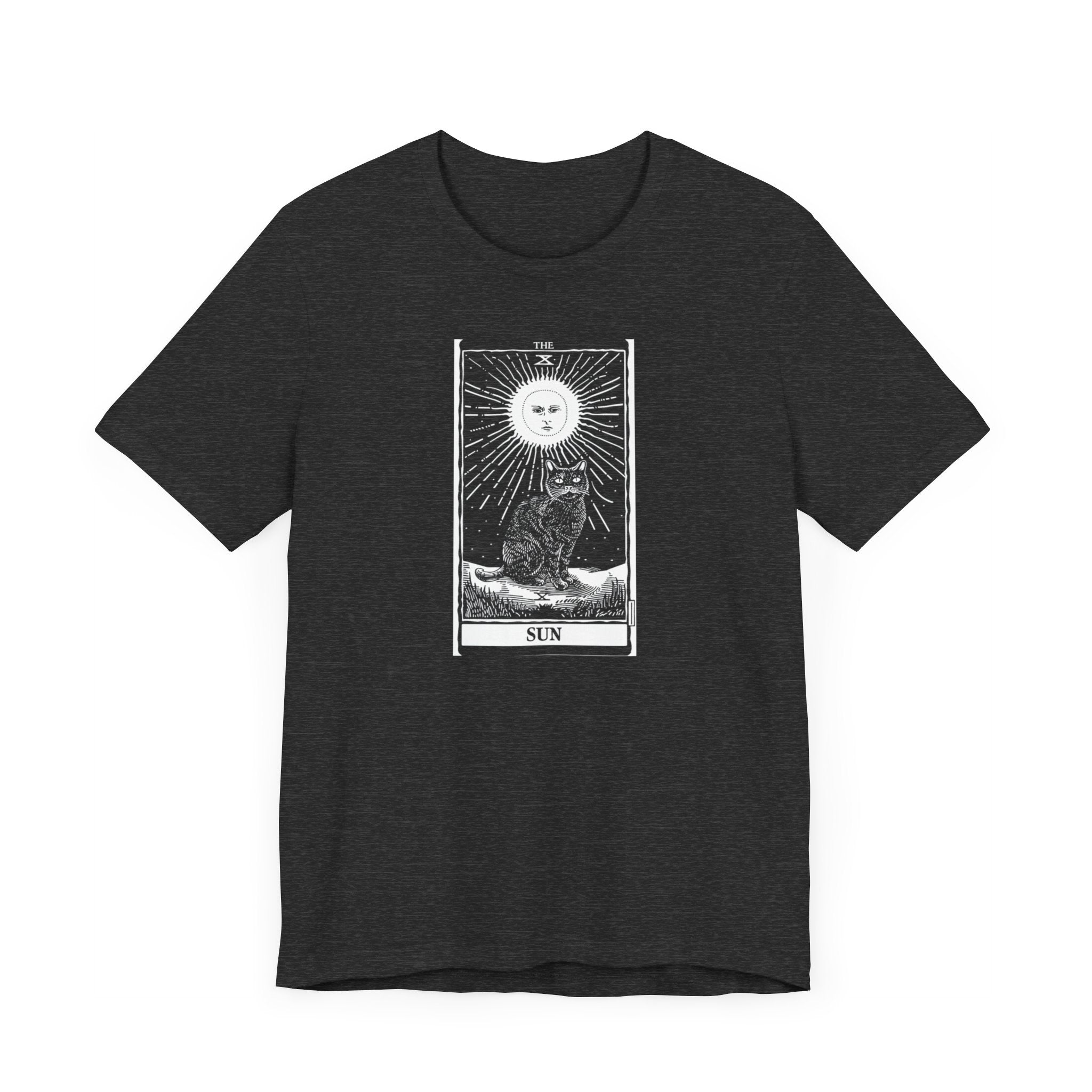 The Sun Tarot Cat T-Shirt