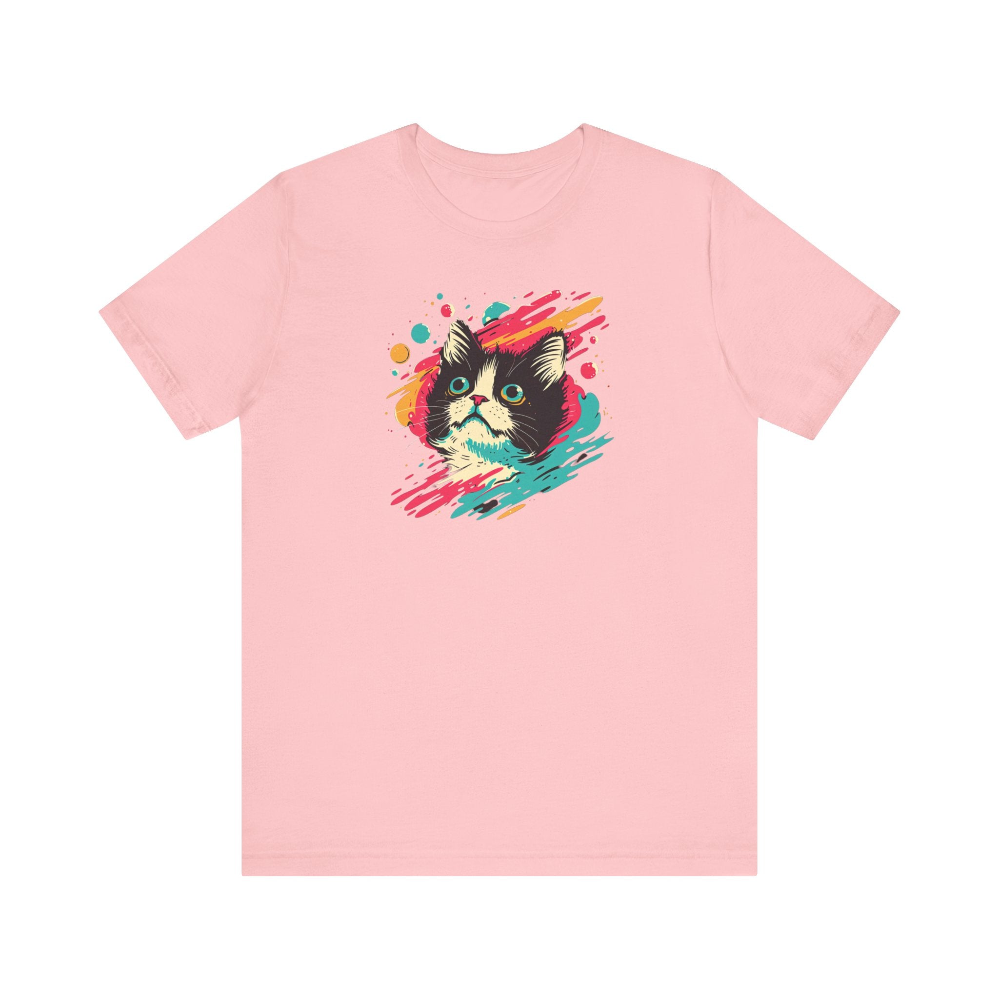 Psychedelic Cat Art T-Shirt