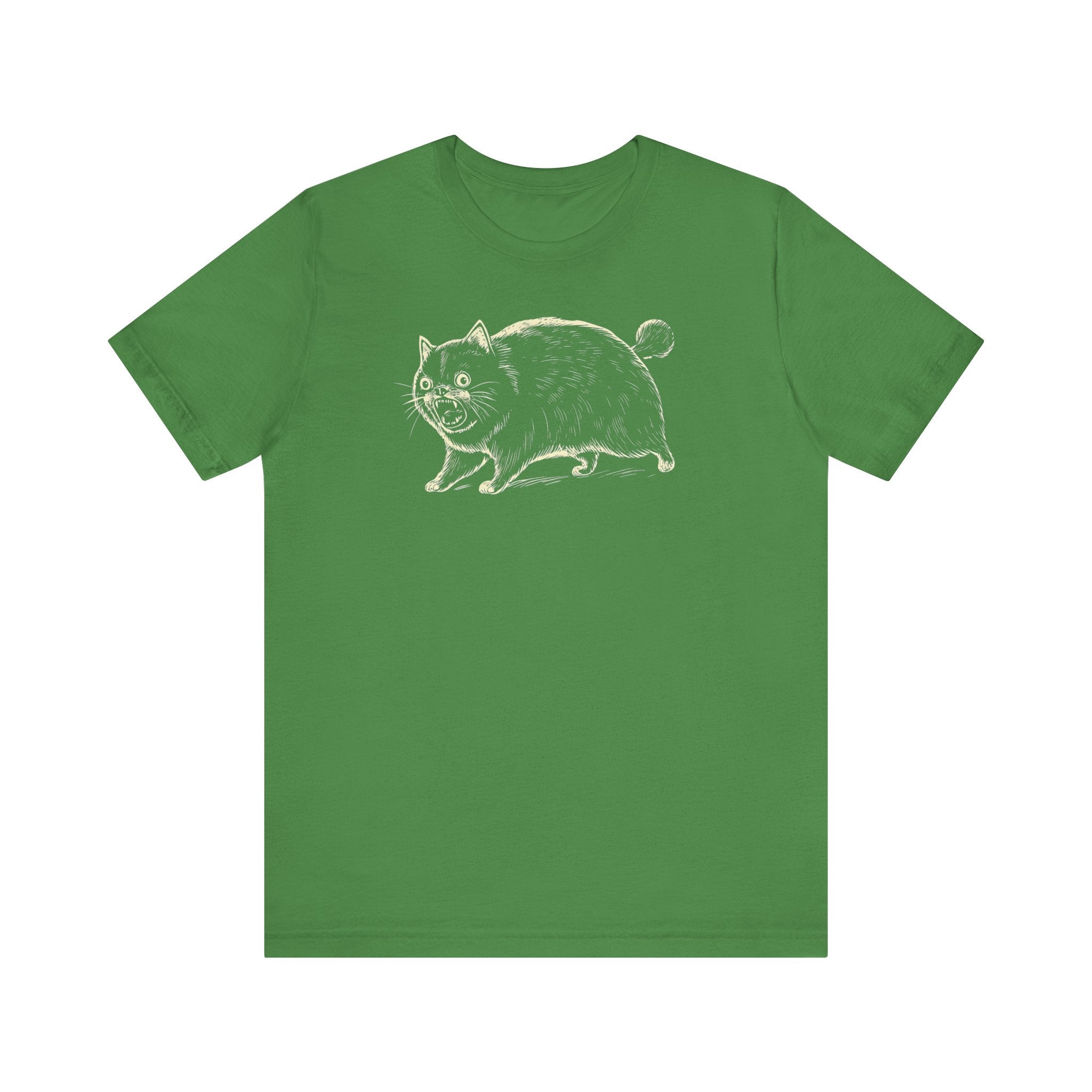 Yowling Chonky Cat T-Shirt Funny Graphic Cat Lover Tee