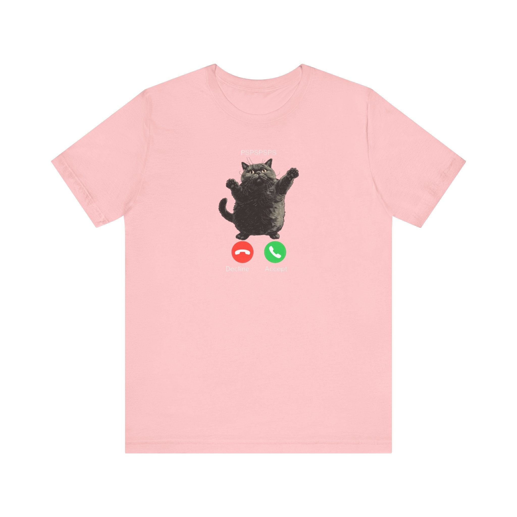 PSPSPSPS Cat Phone Call T-Shirt