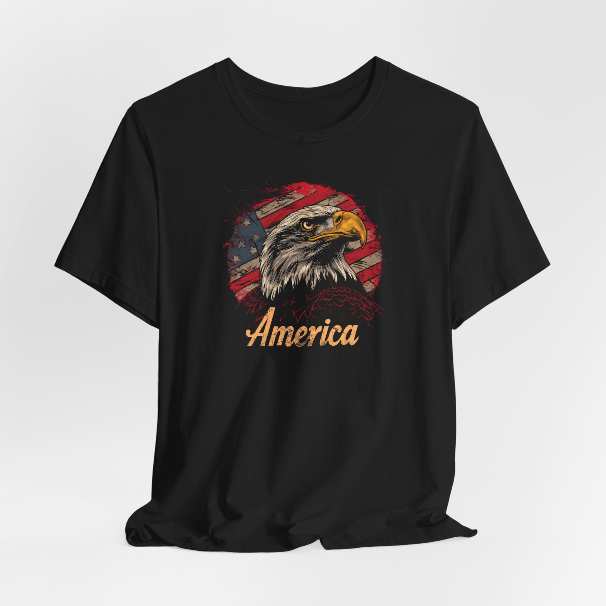America Bald Eagle T-Shirt Patriotic Graphic Tee