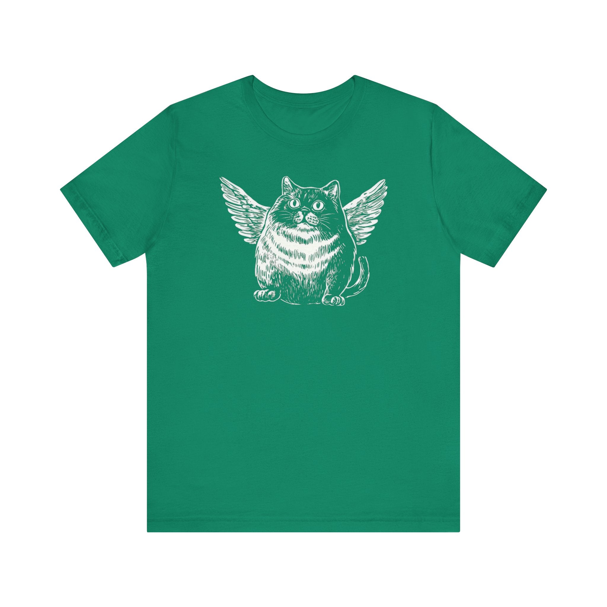 Chubby Angel Cat T-Shirt