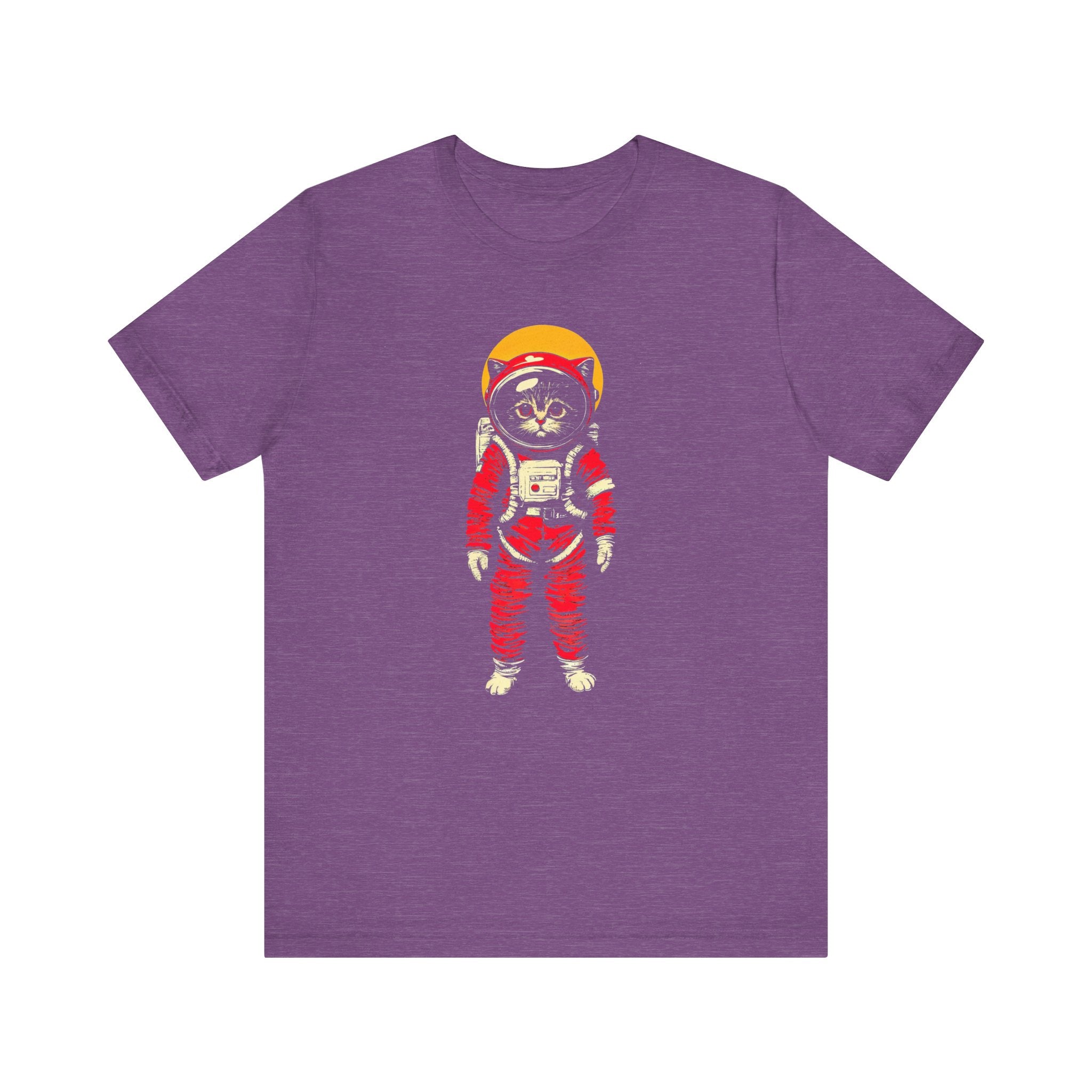 Sunset Cat Astronaut Graphic Tee