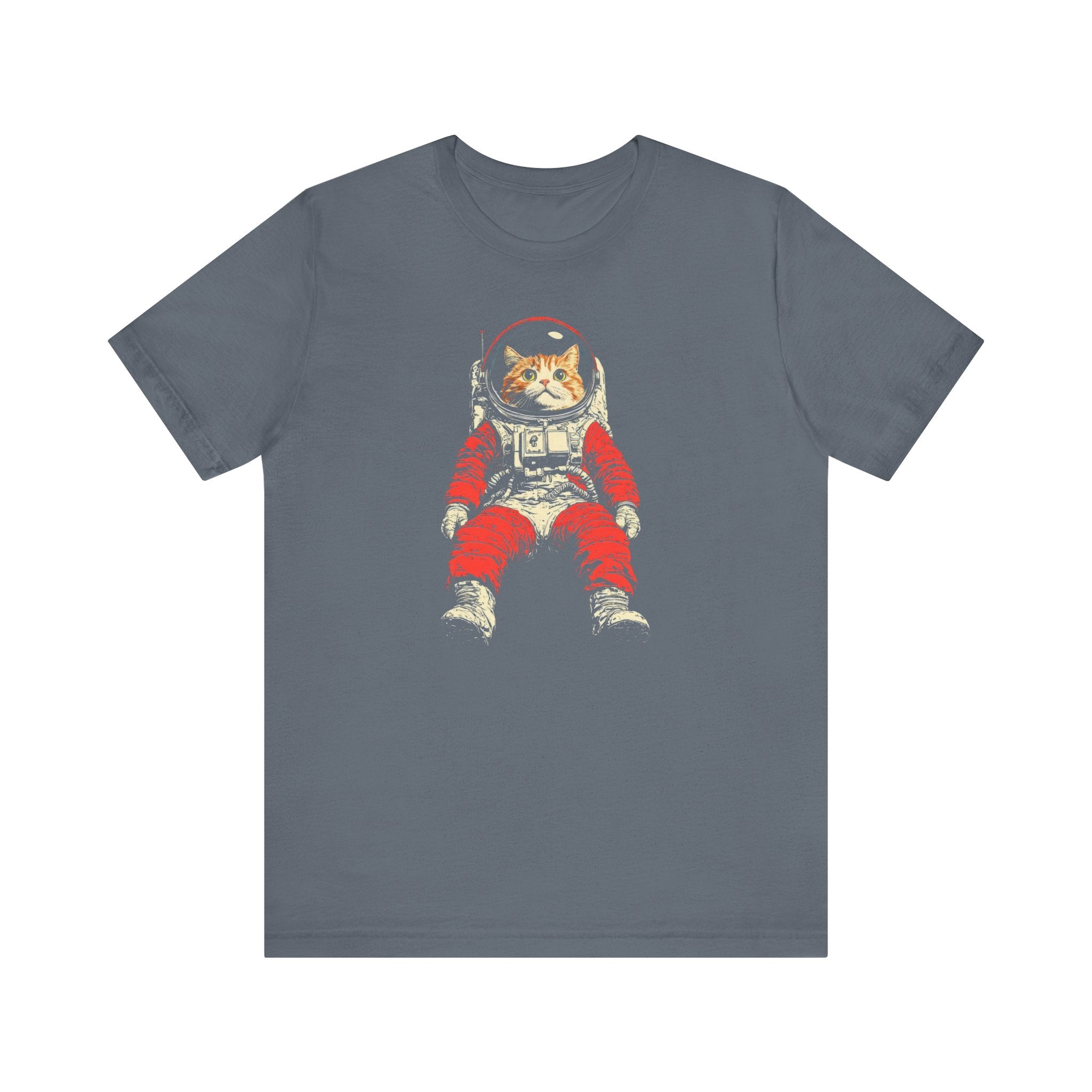 Chill Cat Astronaut Graphic Tee