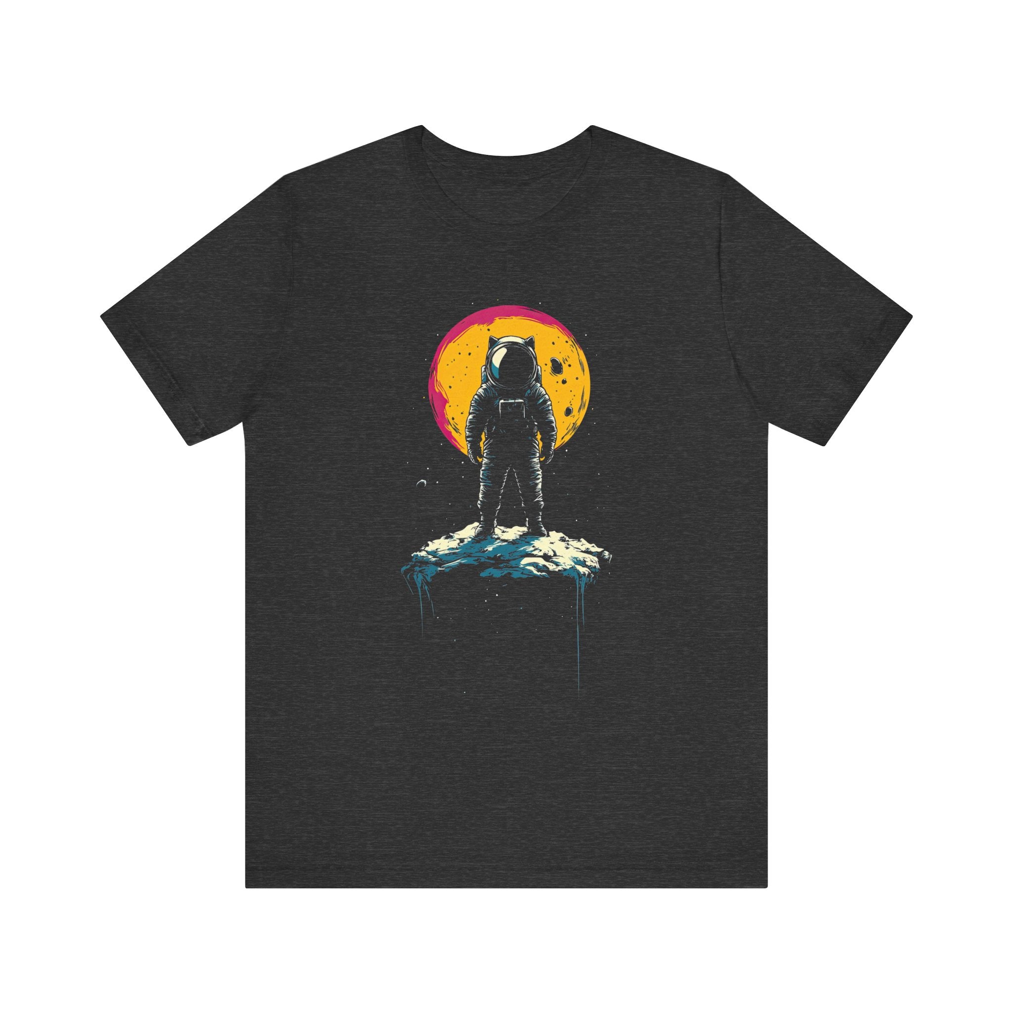 Lone Astronaut Cat Graphic Tee