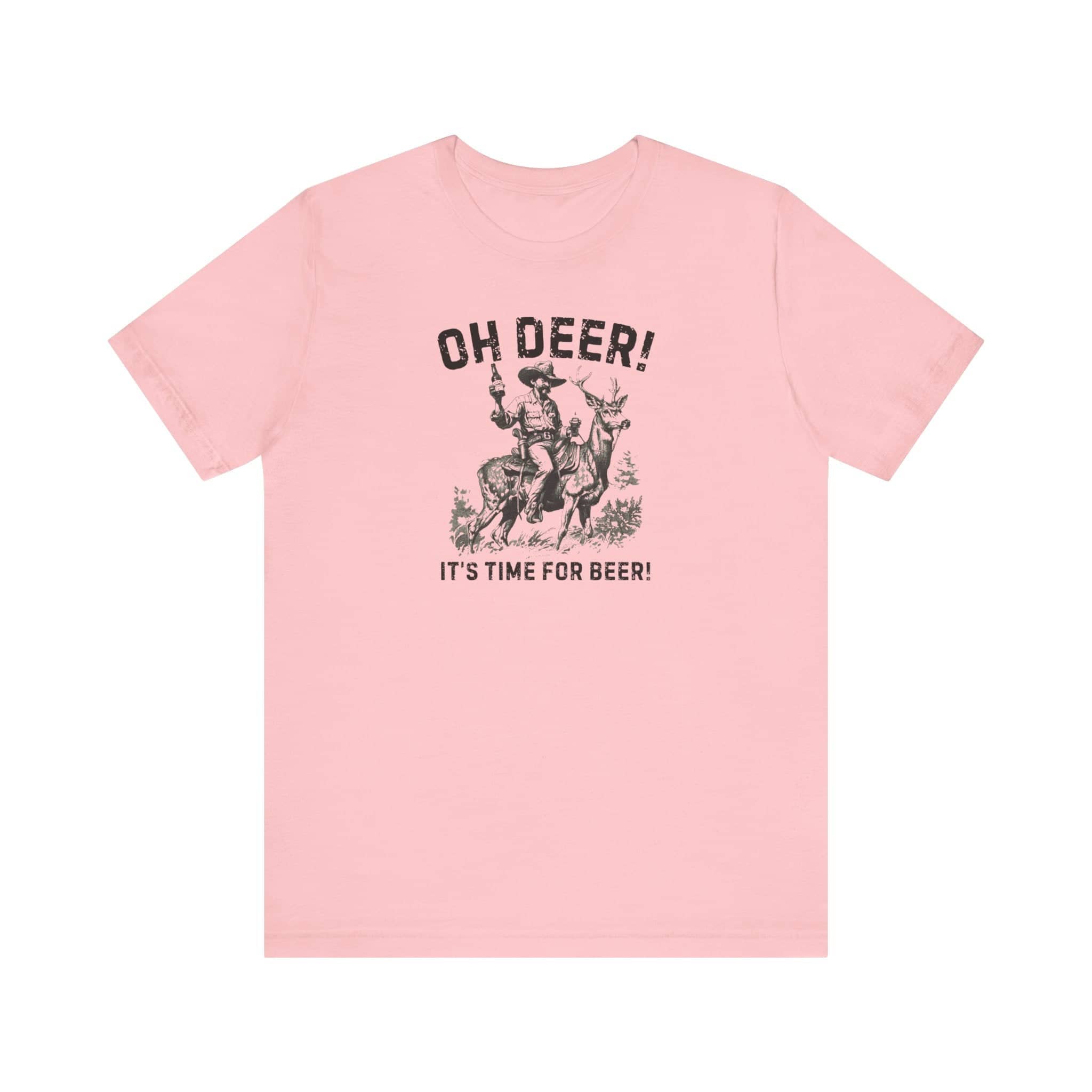 Oh Deer Its Time For Beer Shirt Funny Drinking Tee