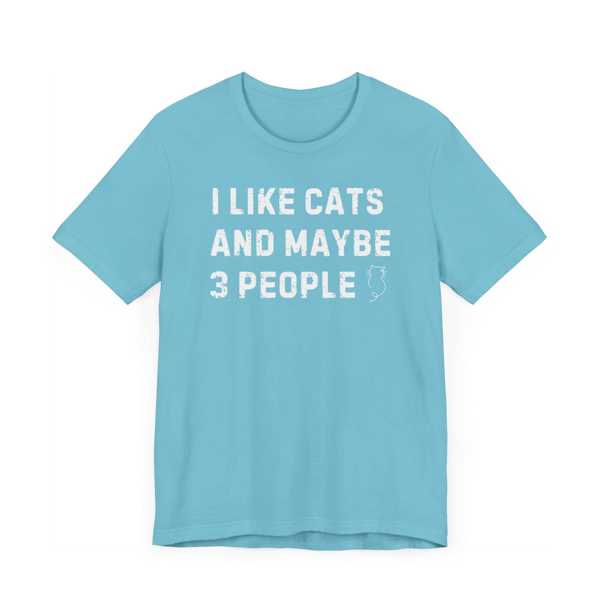 I Like Cats and Maybe 3 People T-Shirt