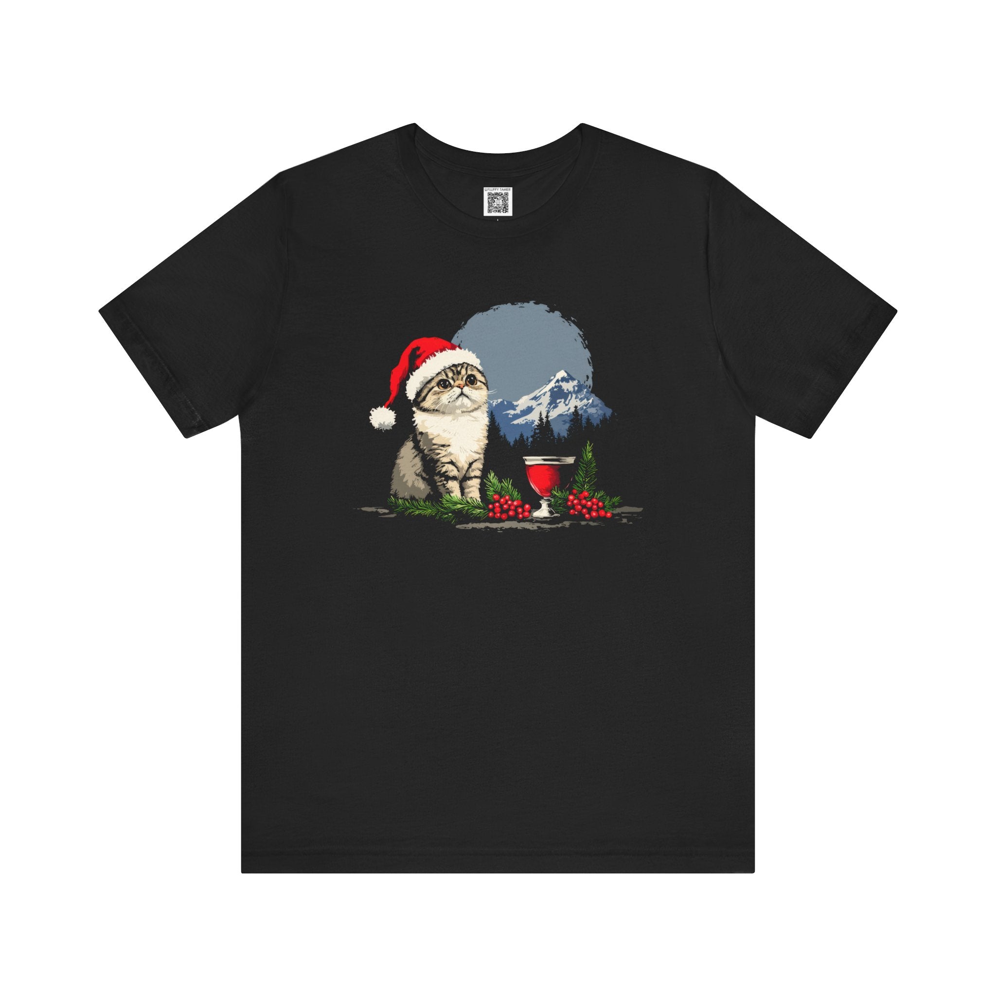 Festive Cat Christmas T-Shirt