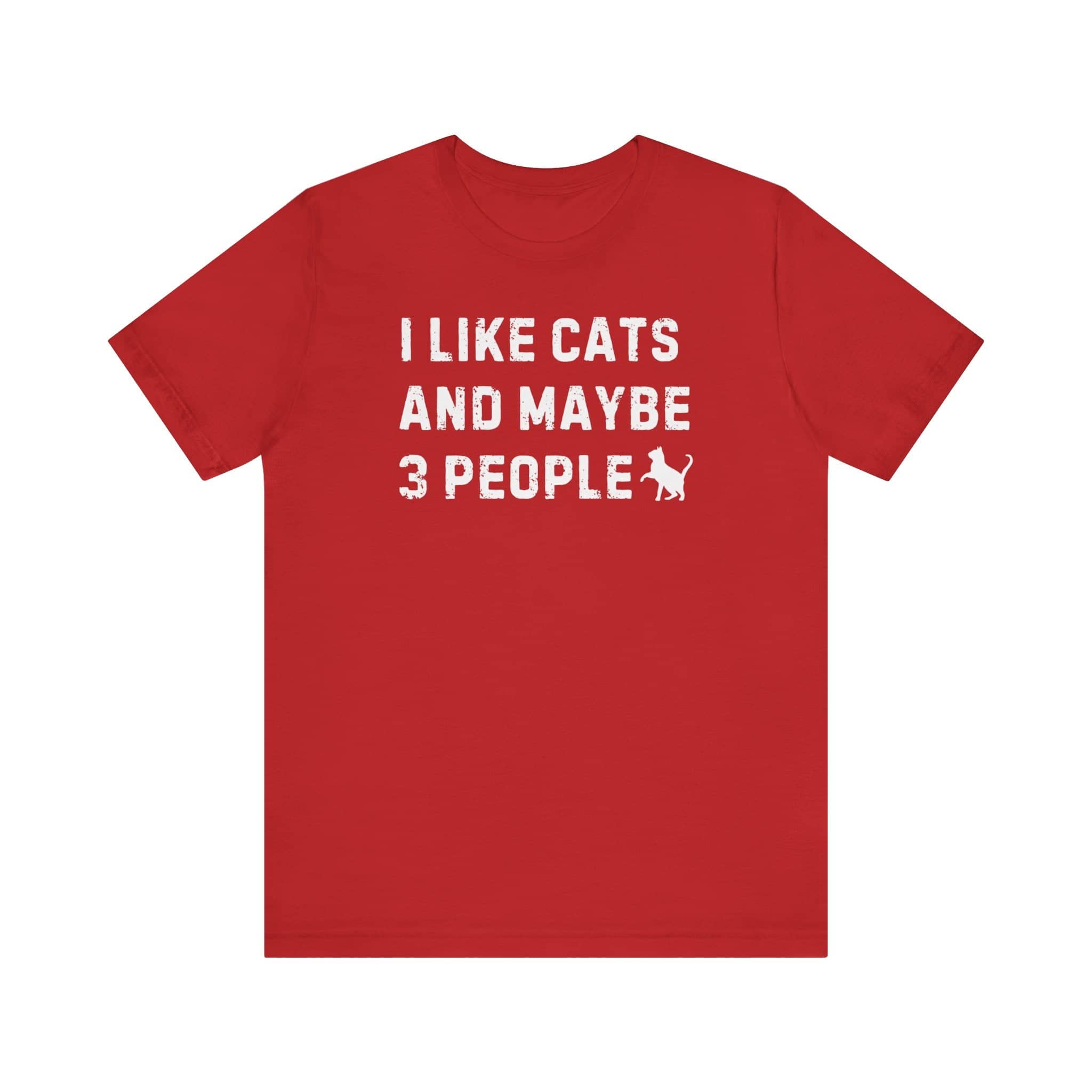 I Like Cats and Maybe 3 People T-Shirt