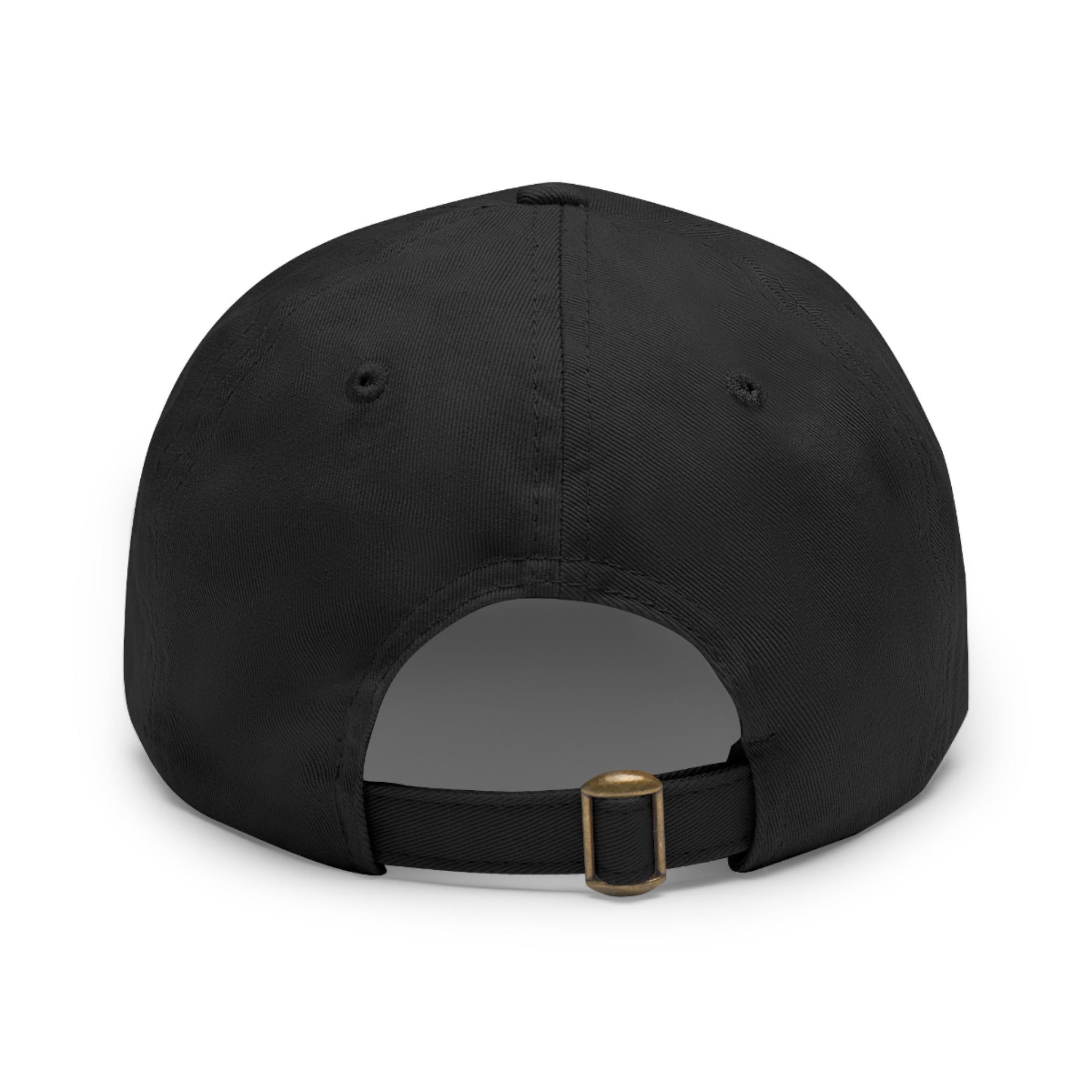 Department of HUH Cat Dad Hat with Leather Patch (Round)