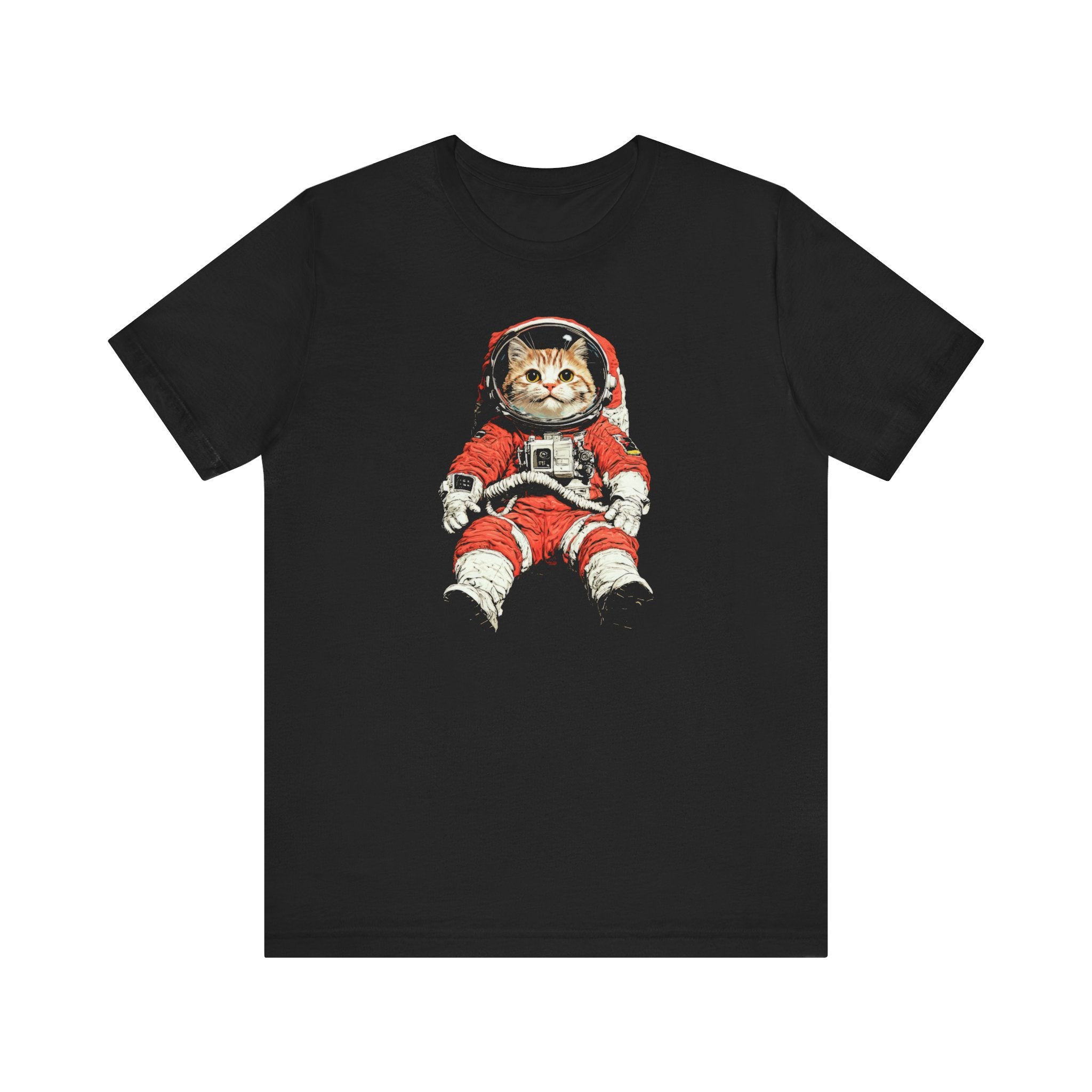 Floating Space Cat Graphic Tee