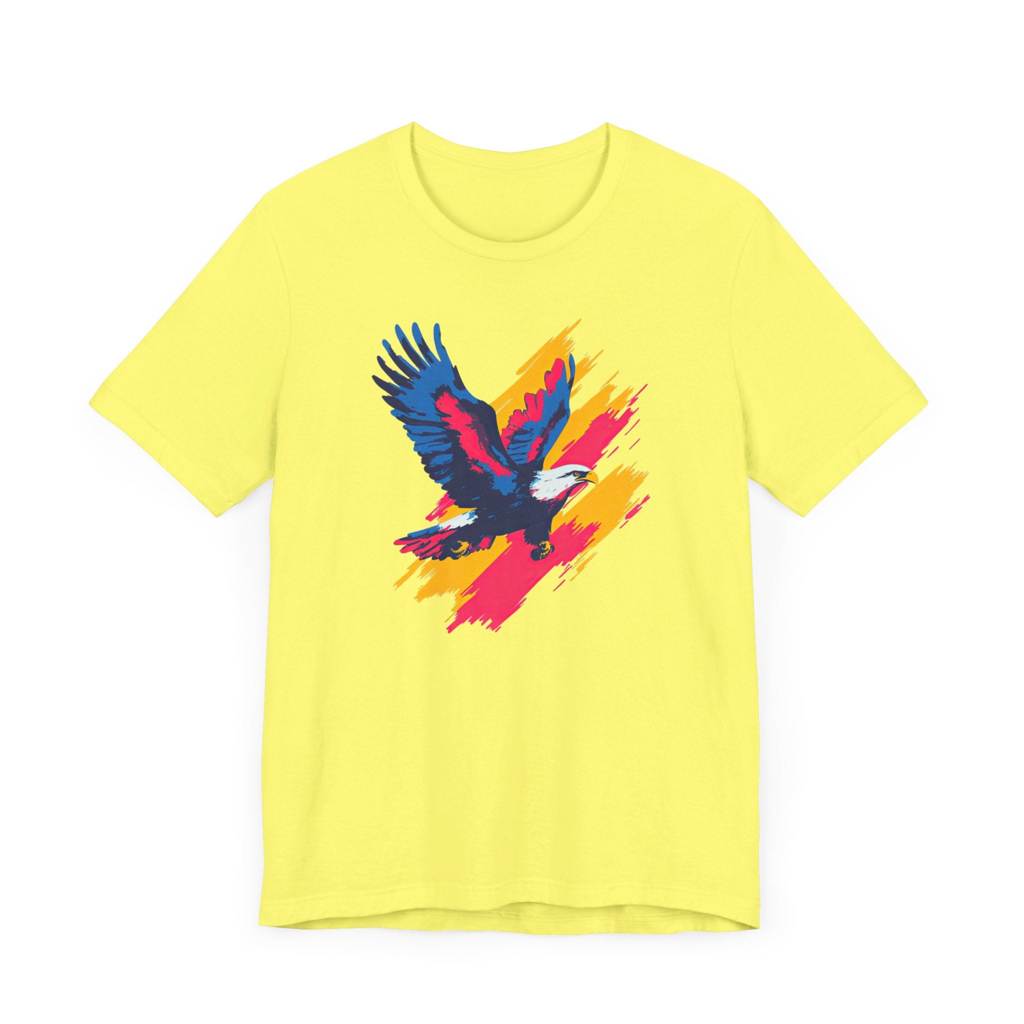 Vibrant Eagle T-Shirt Bold Brushstroke Design