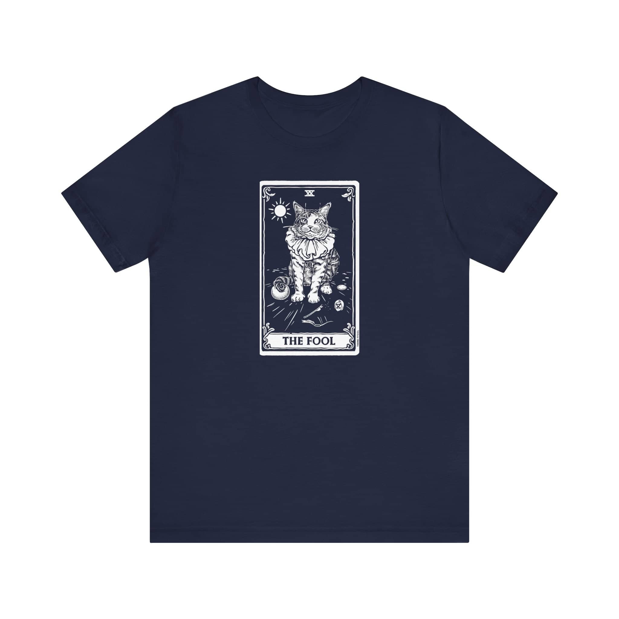 The Fool Tarot Cat T-Shirt