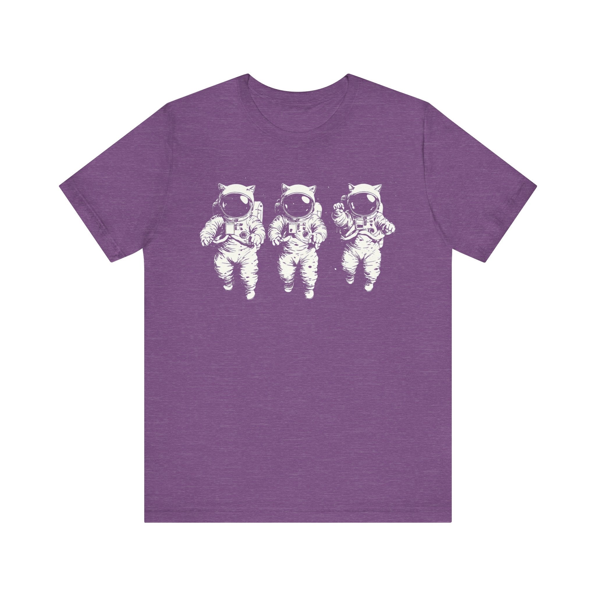 Triplets Astronaut Cats Graphic Tee