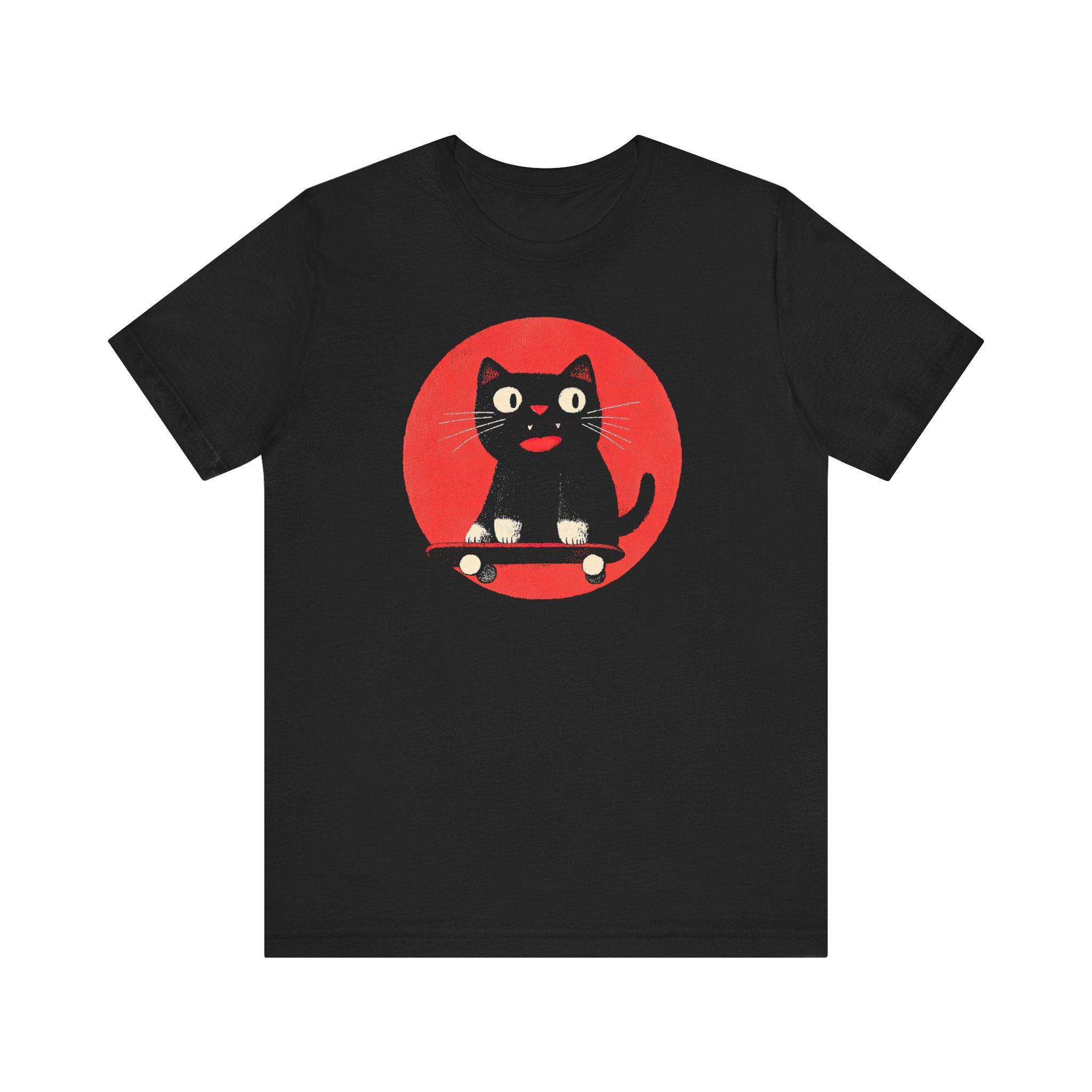 Skateboarding Cat T-Shirt